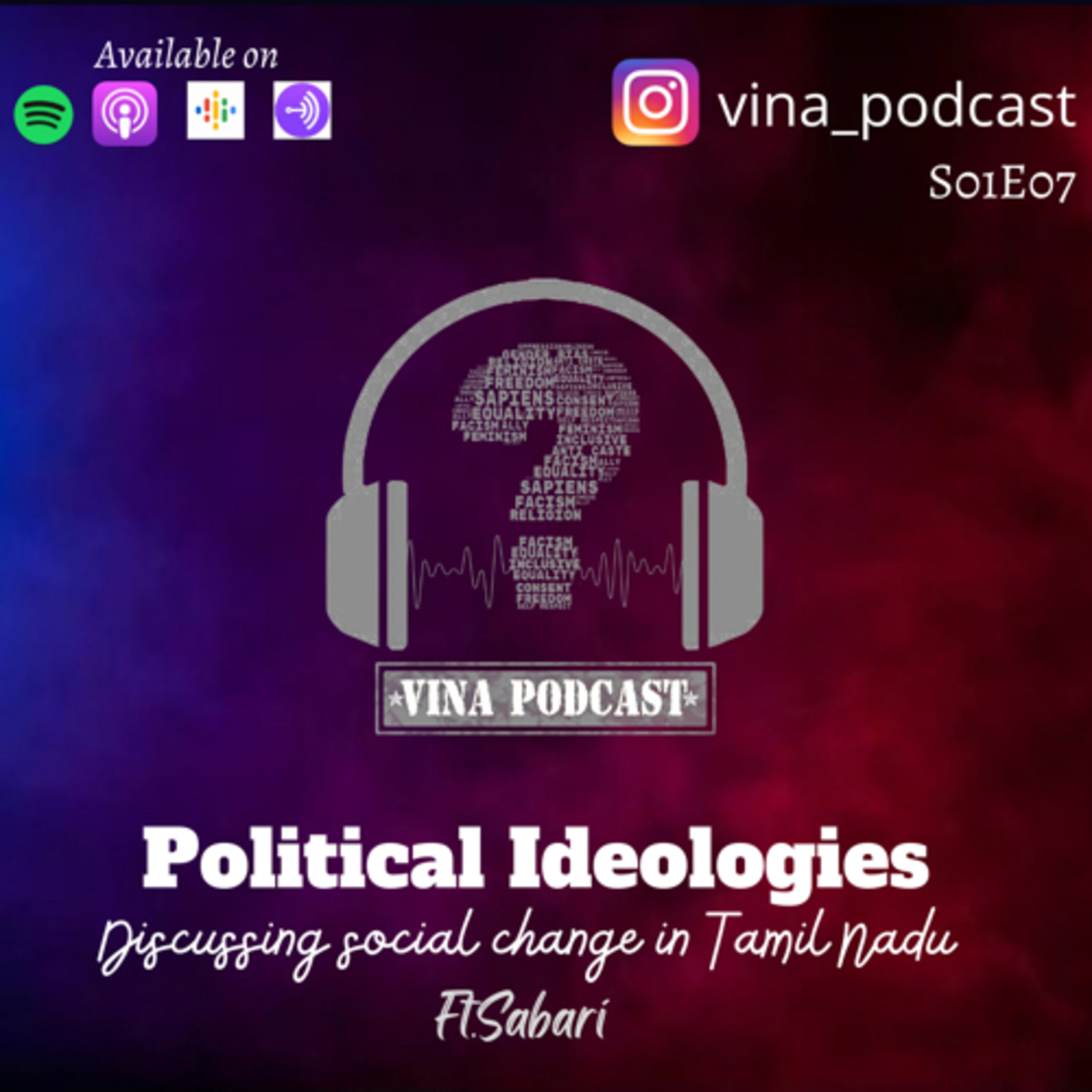 E07 - Political Ideologies: Discussing social change in Tamil Nadu | Ft. Sabari episode artwork