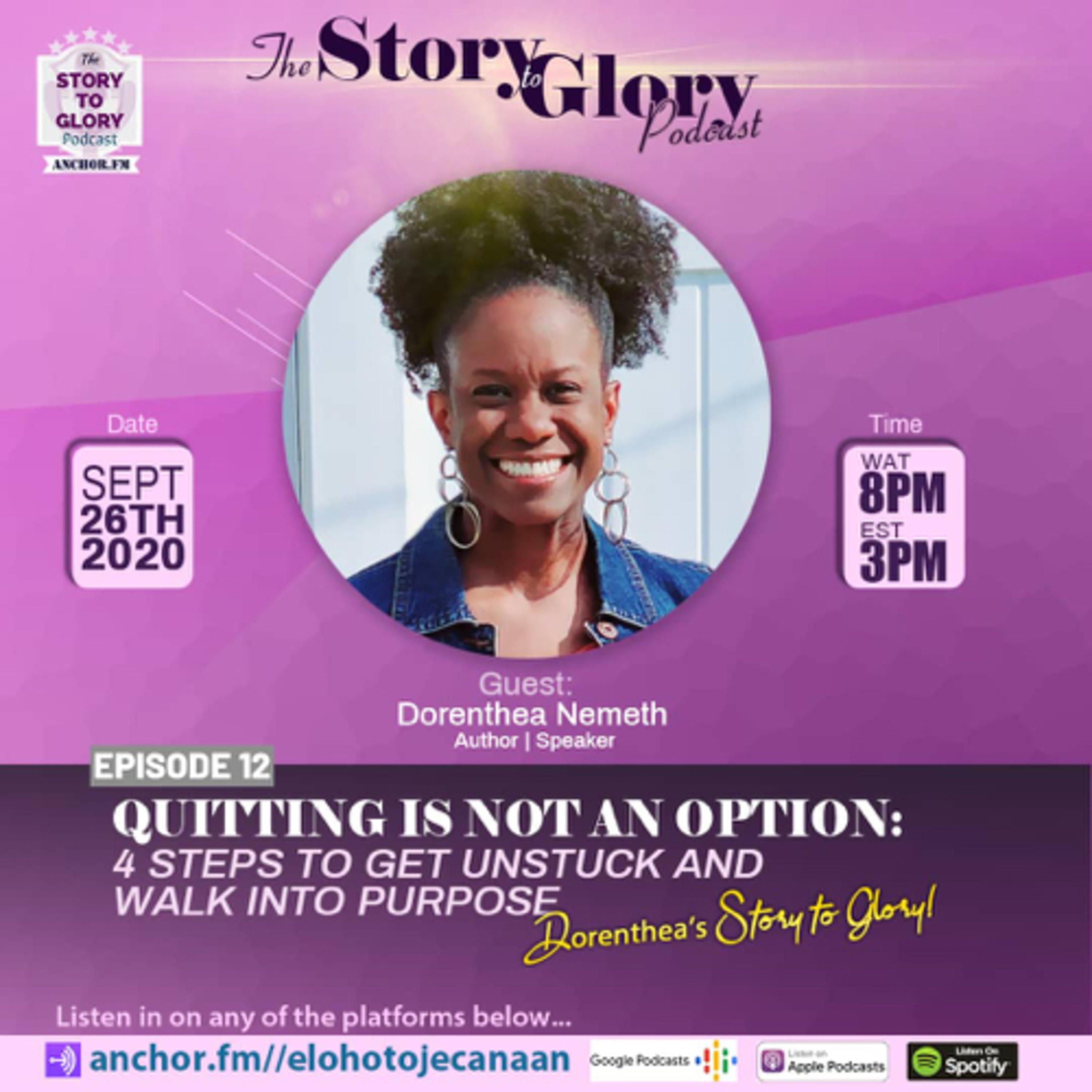The STORY TO GLORY podcast