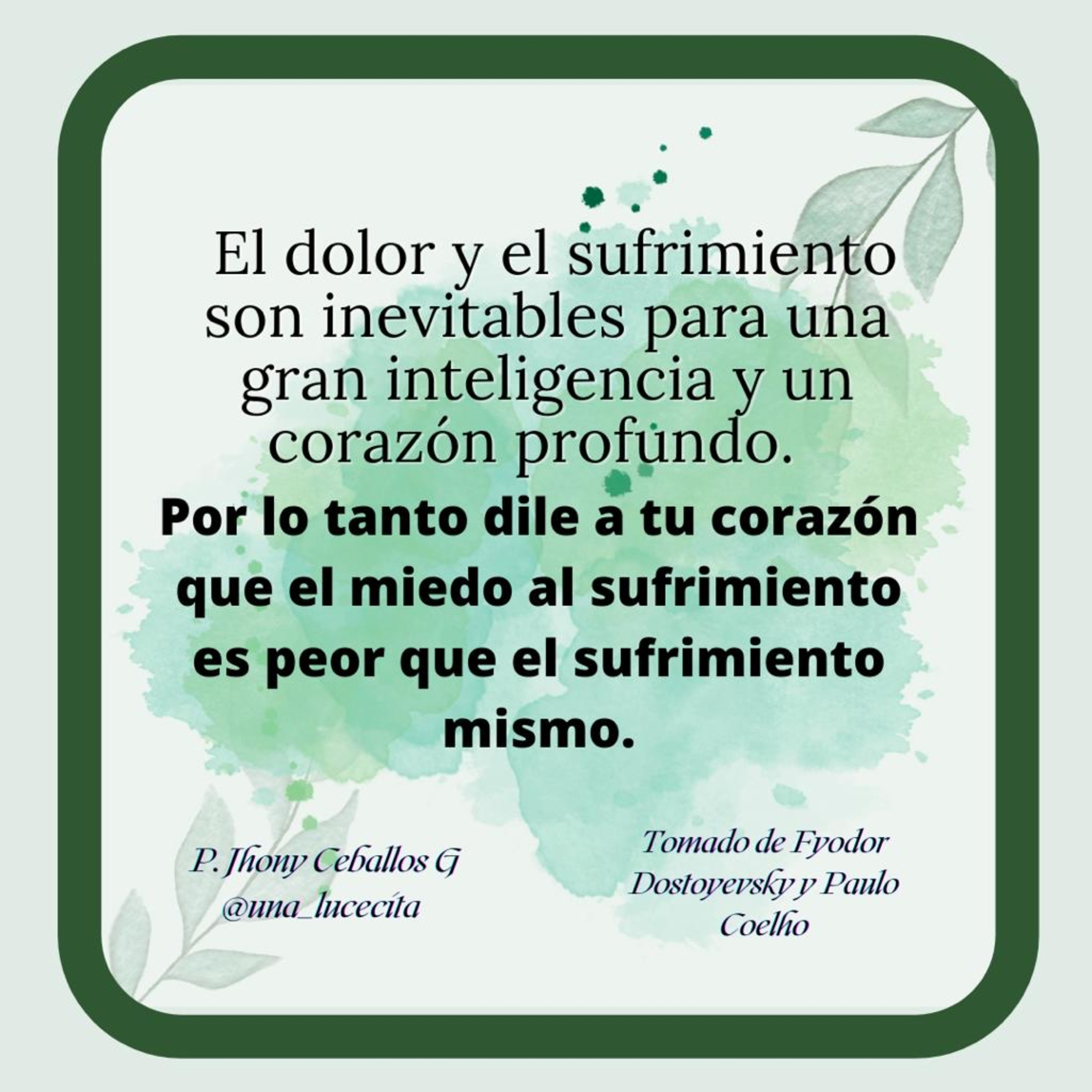 Aceptar el sufrimiento