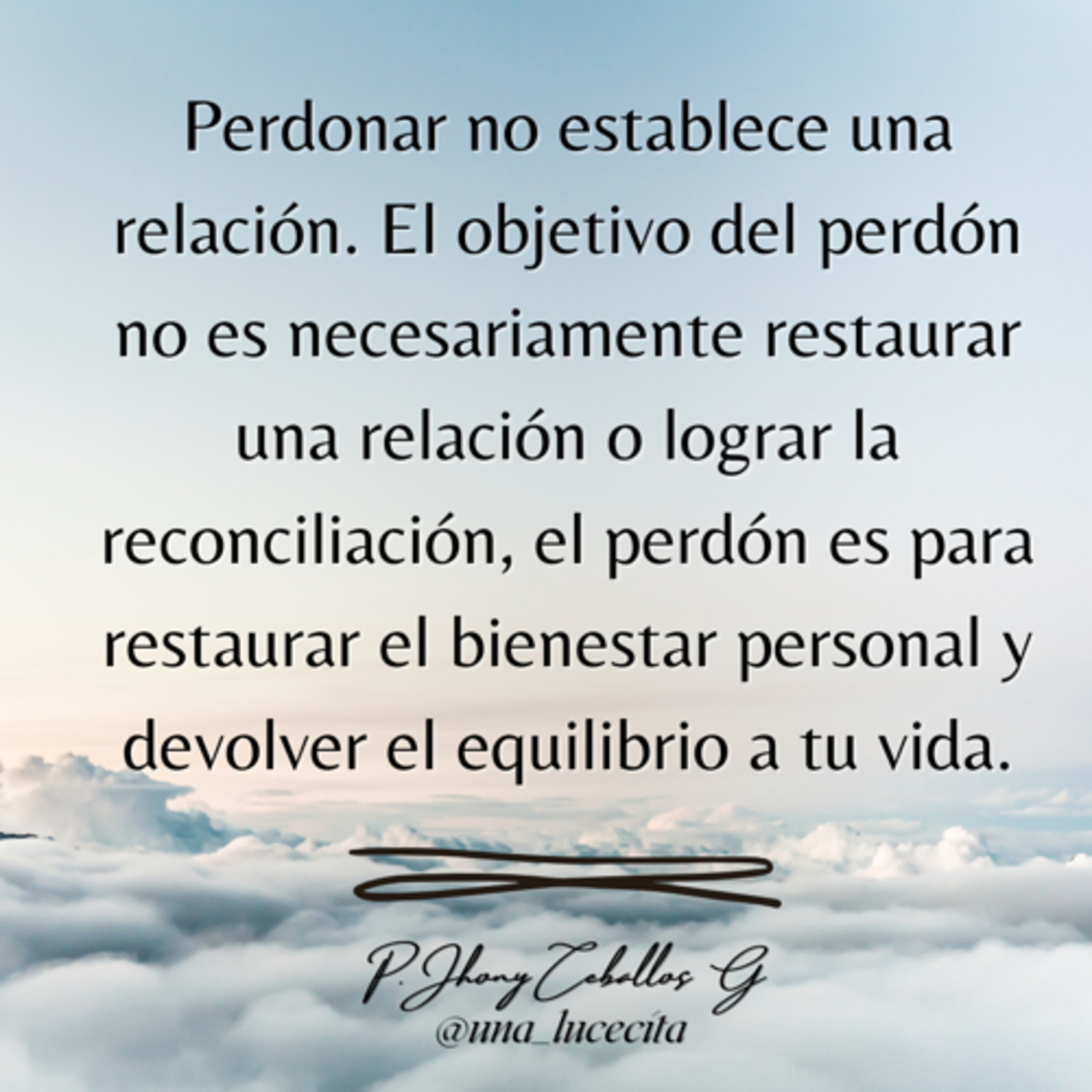 Perdón y olvido