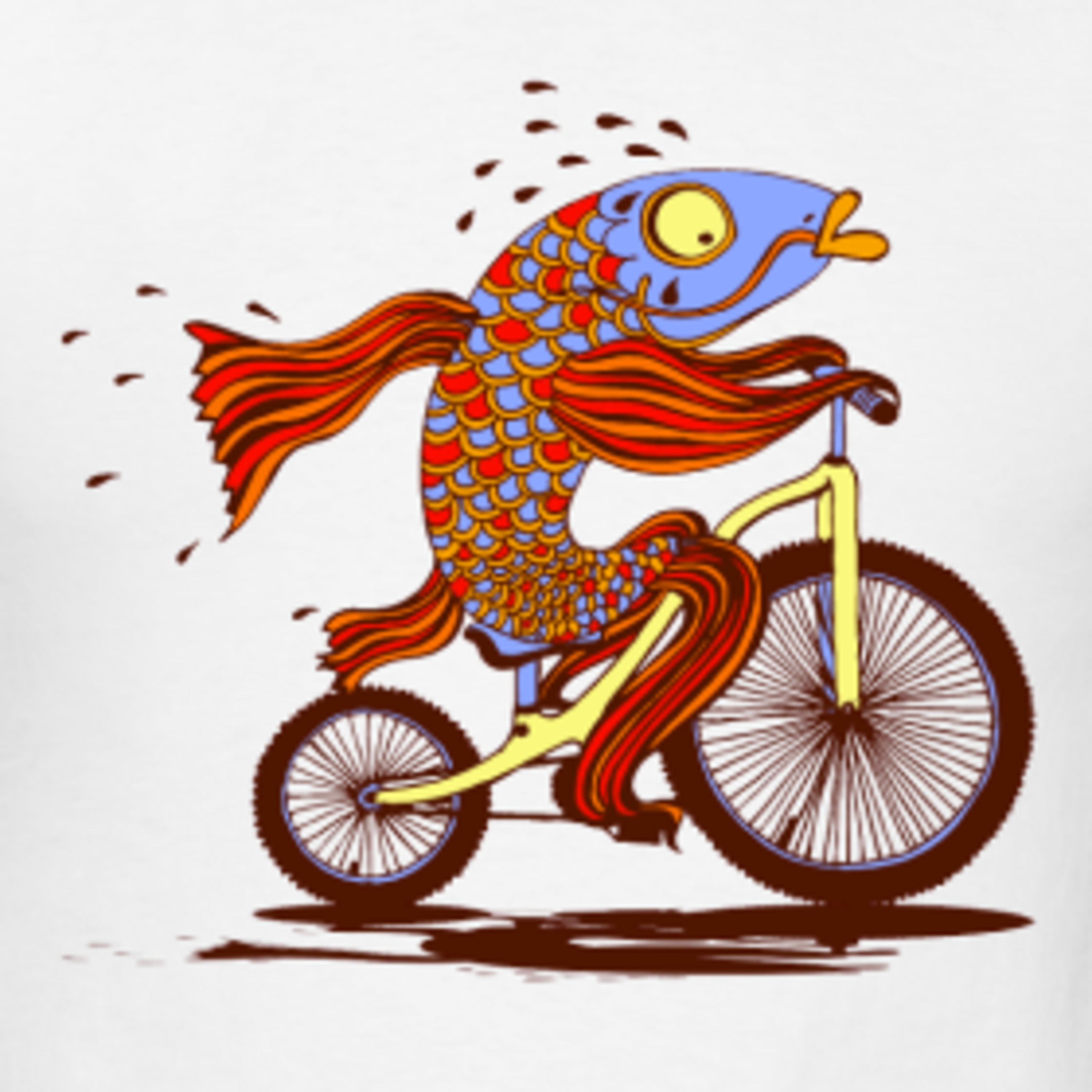 Neal Makes a Raincoat Roof and Sees a Fish on a Bike episode artwork