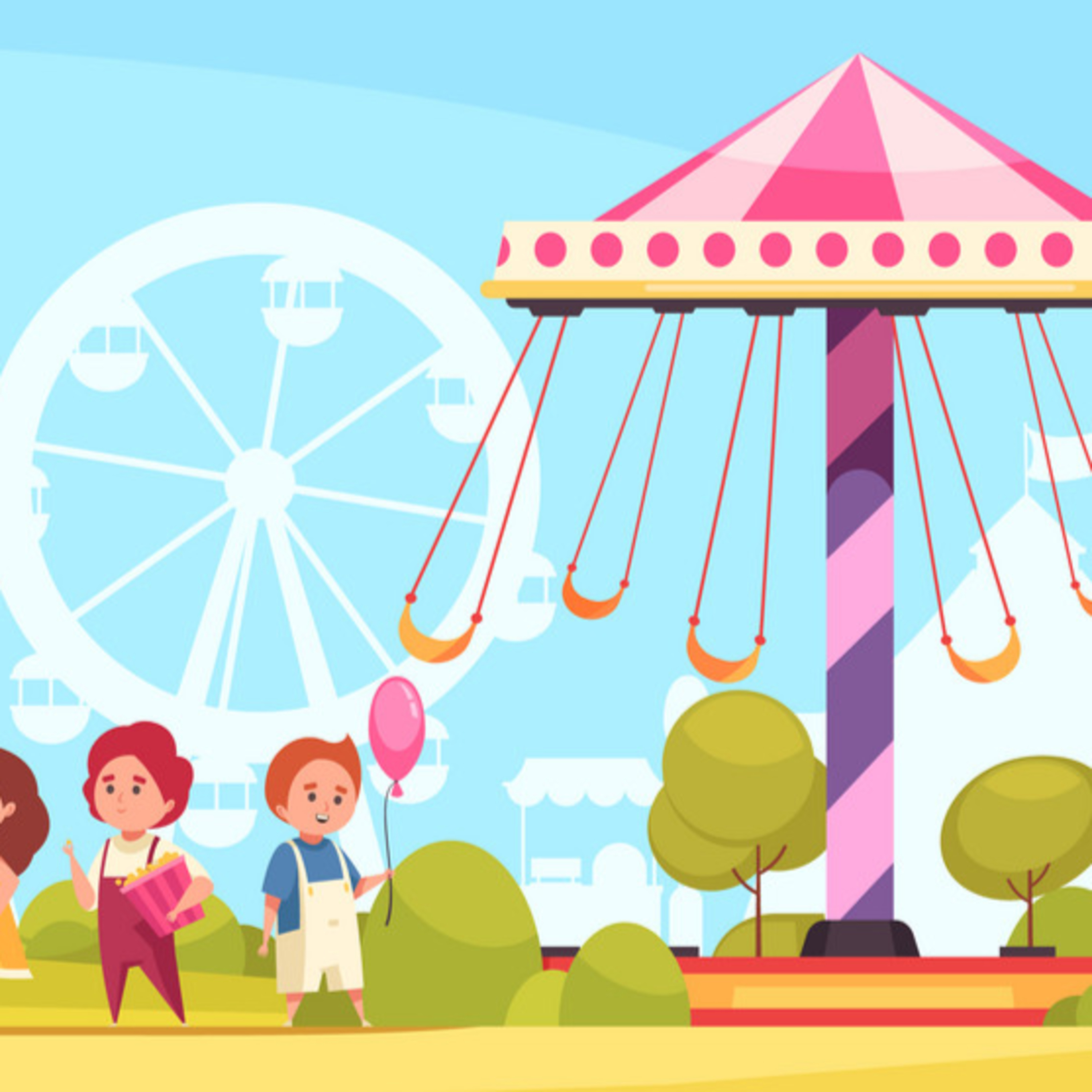 Olivia Drives a Lion Car To an Amusement Park - Kid's Story episode artwork