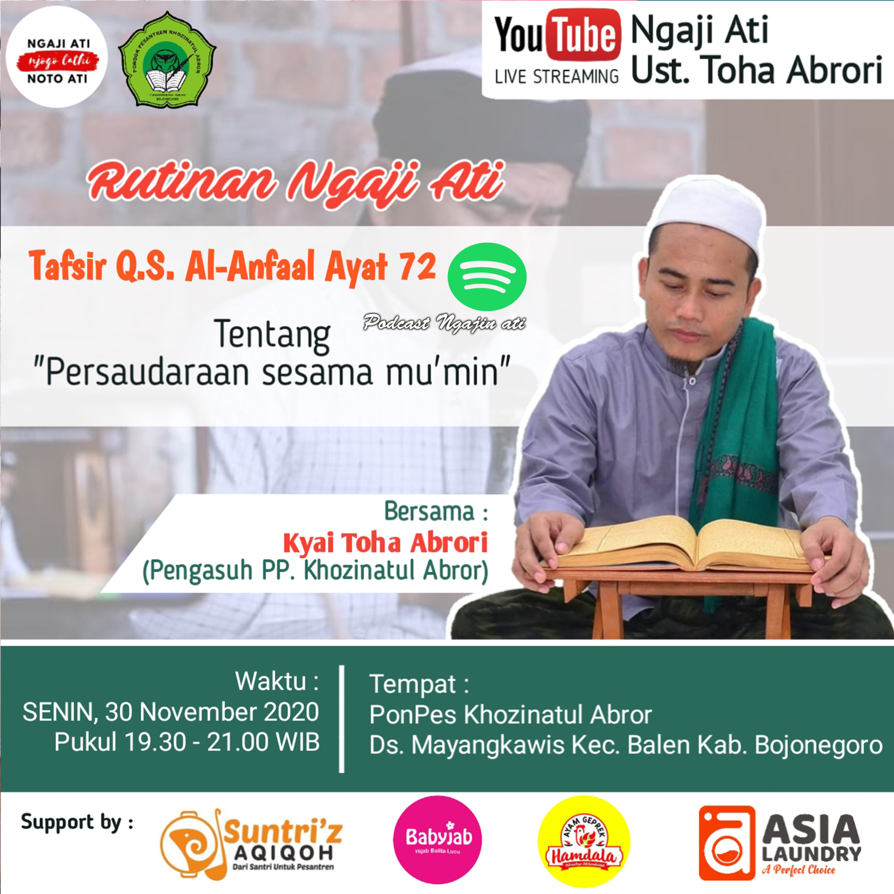 Ustadz Thoha Abrori Ngaji Ati
