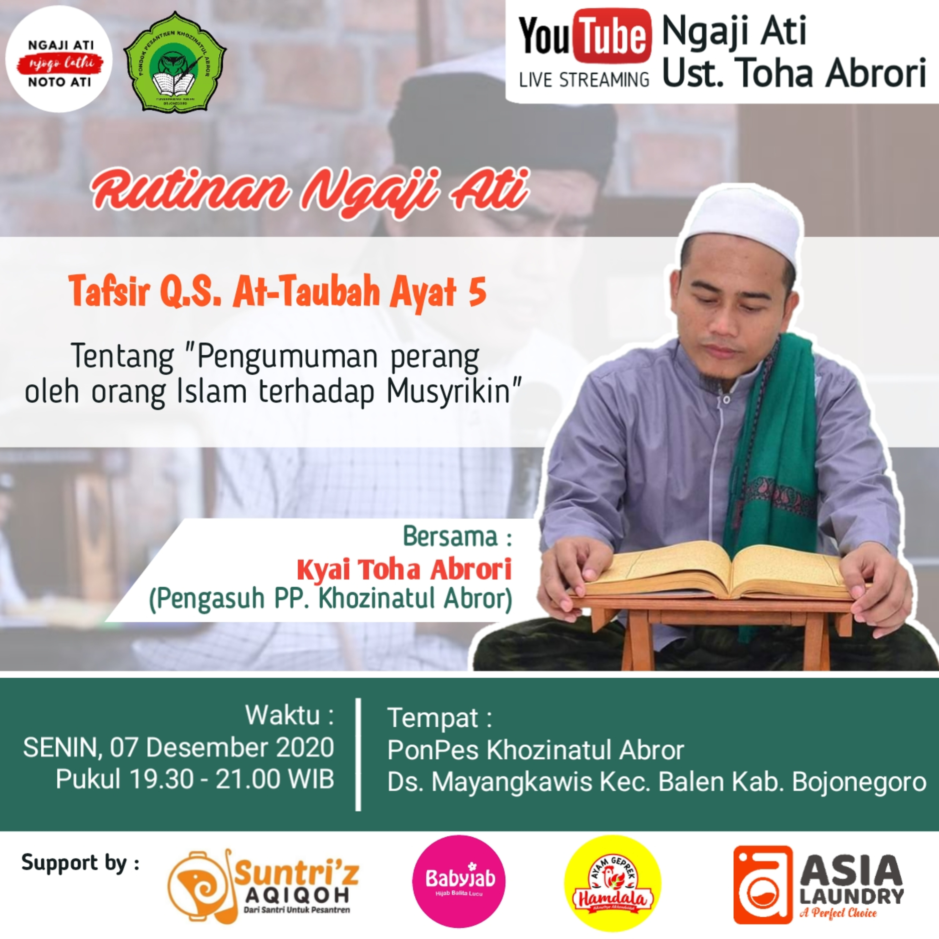 Ustadz Thoha Abrori Ngaji Ati
