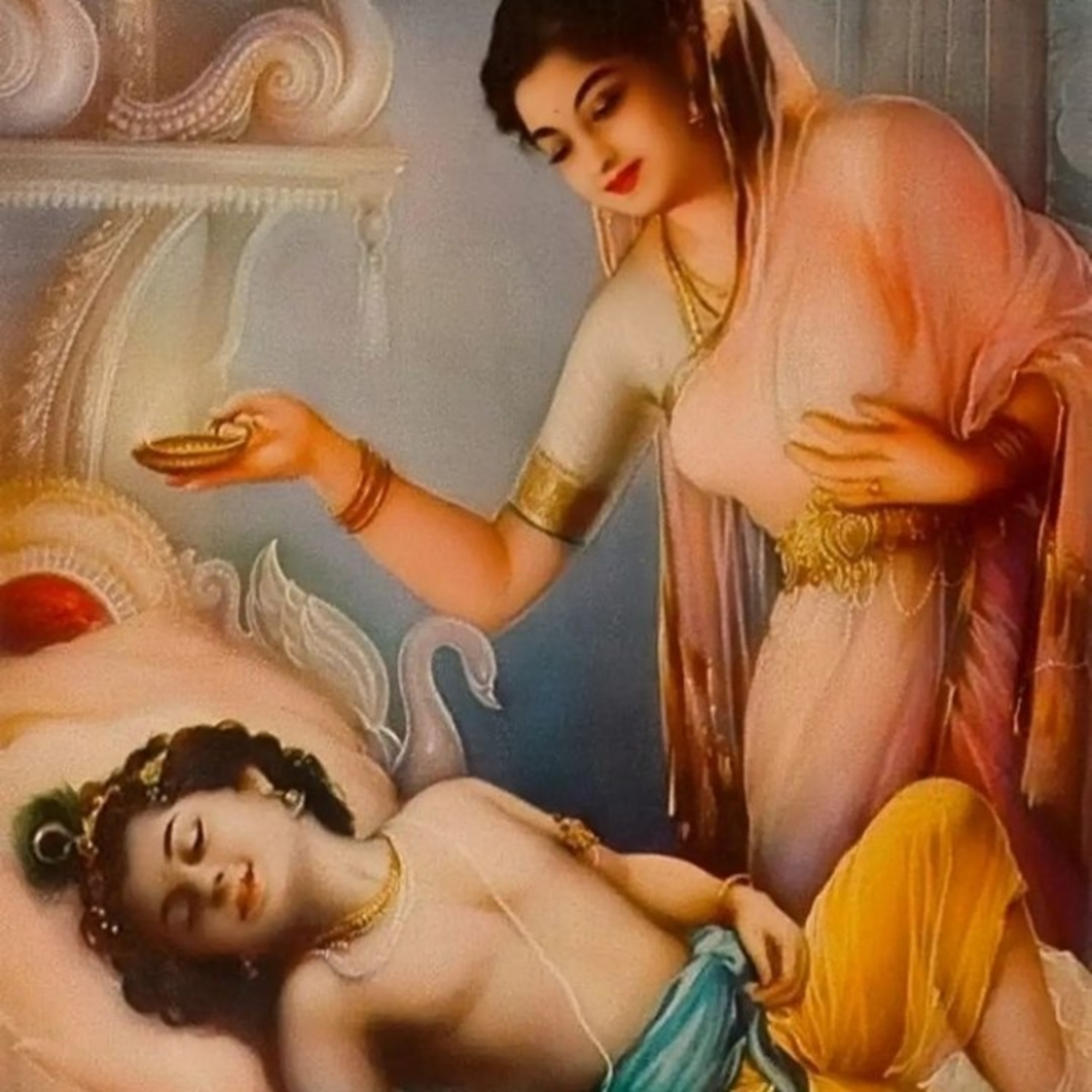 sri damodarastakam krishna controlado por el amor y el afecto.  traducción espontánea 