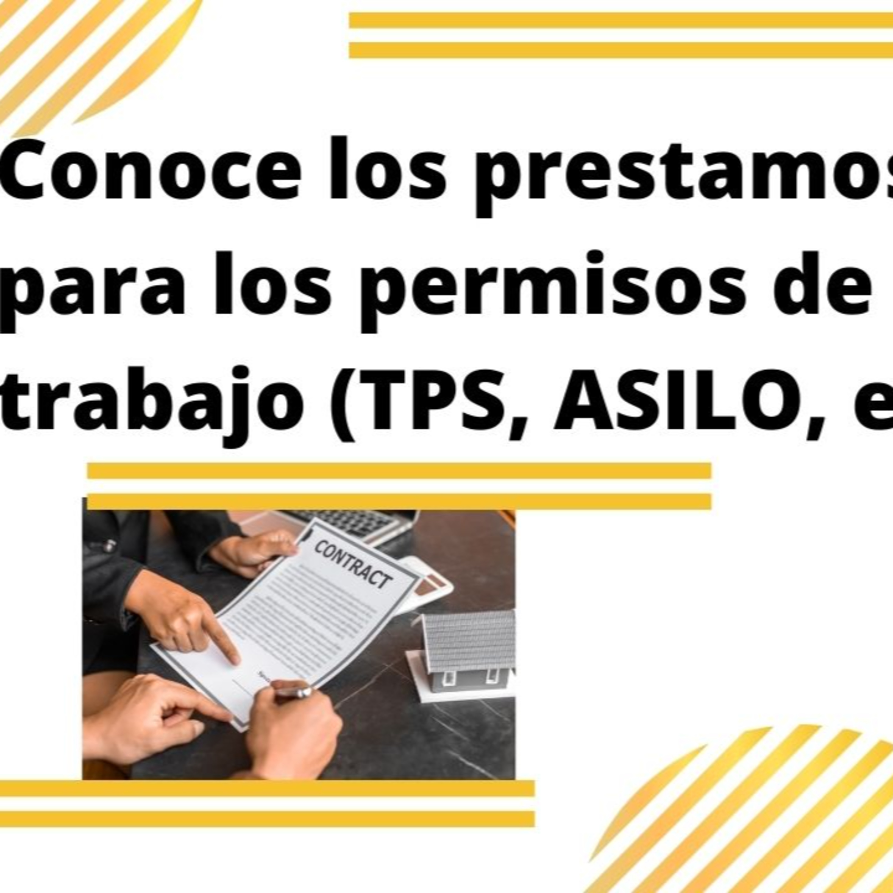 310.- Conoce los prestamos para comprar casa🏡💵 con los permisos de trabajo (TPS, ASILO, etc) episode artwork