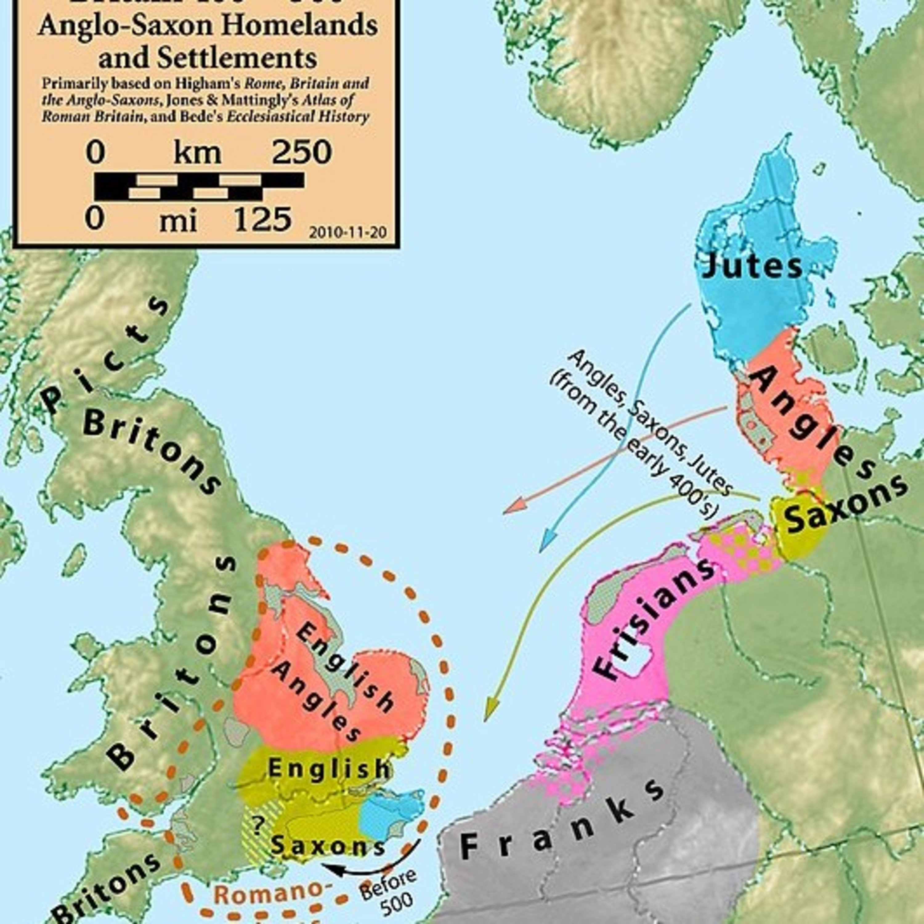 Anglo saxon supremacy and conversion to Christianity
