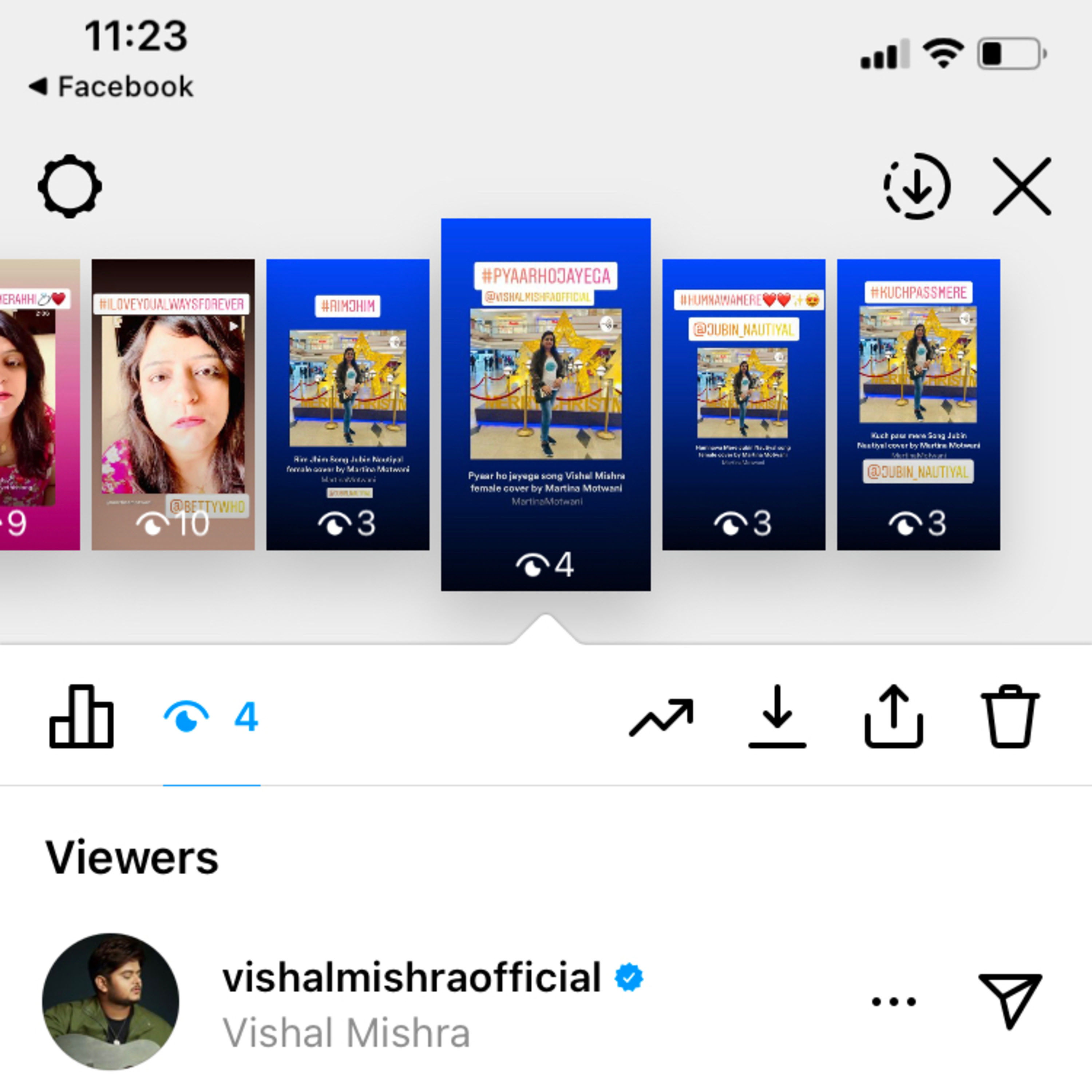 Pyaar ho jayega song Vishal Mishra female cover by Martina Motwani  episode artwork