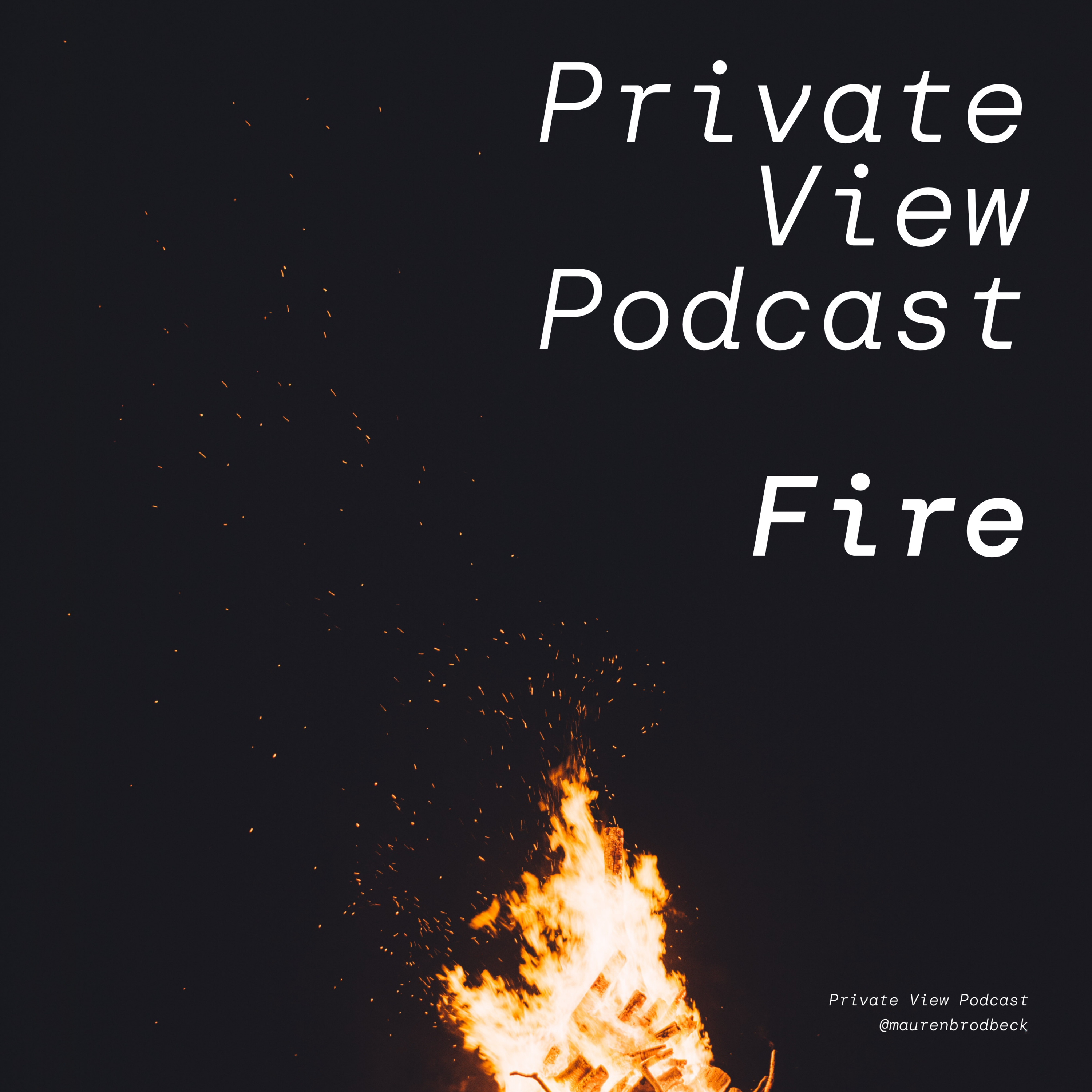 Private View Podcast by artist Mauren Brodbeck, on getting real about being a woman in the arts