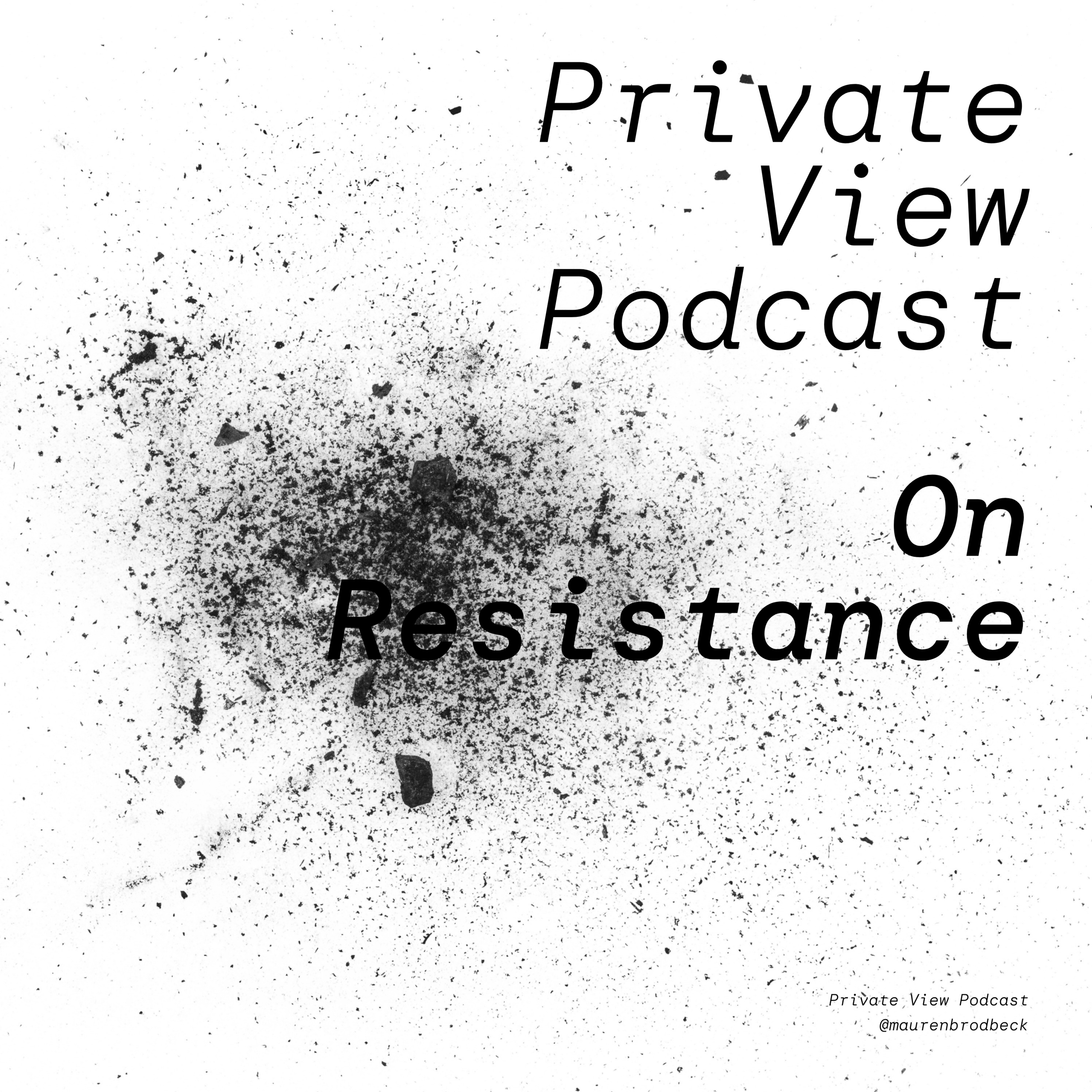 Private View Podcast by artist Mauren Brodbeck, on getting real about being a woman in the arts