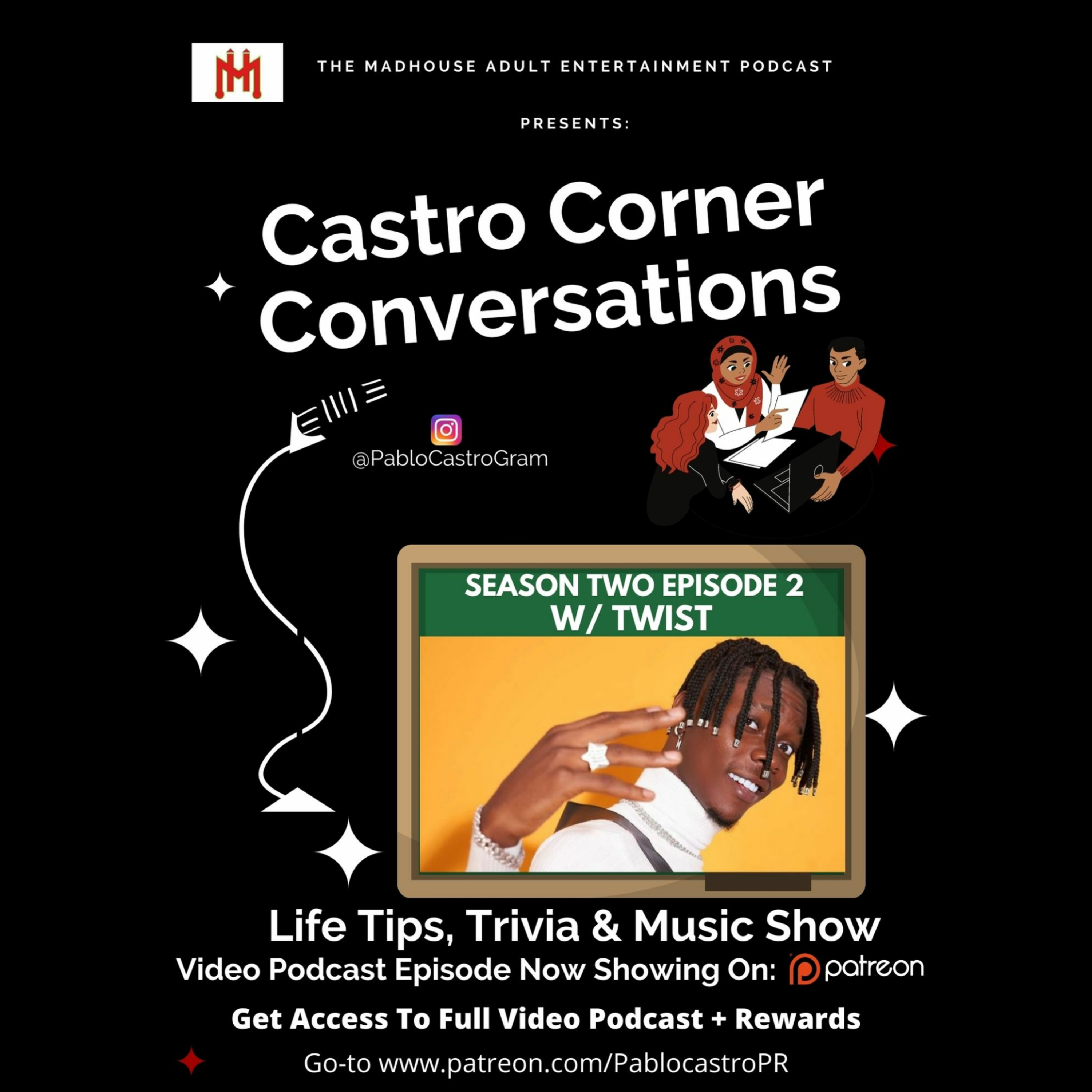 Castro Corner Conversations Season 2 Episode 2: W/ Twist > Who is Twist? episode artwork