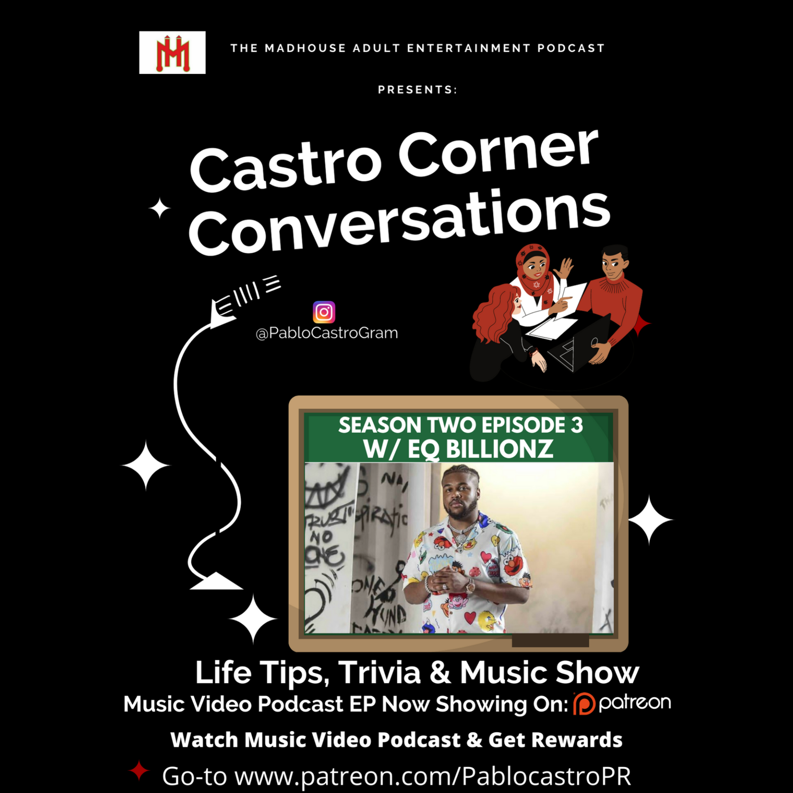 Castro Corner Conversations Season 2 Episode 3: W/ EQ BILLIONZ > Who is Equation Billionz? episode artwork