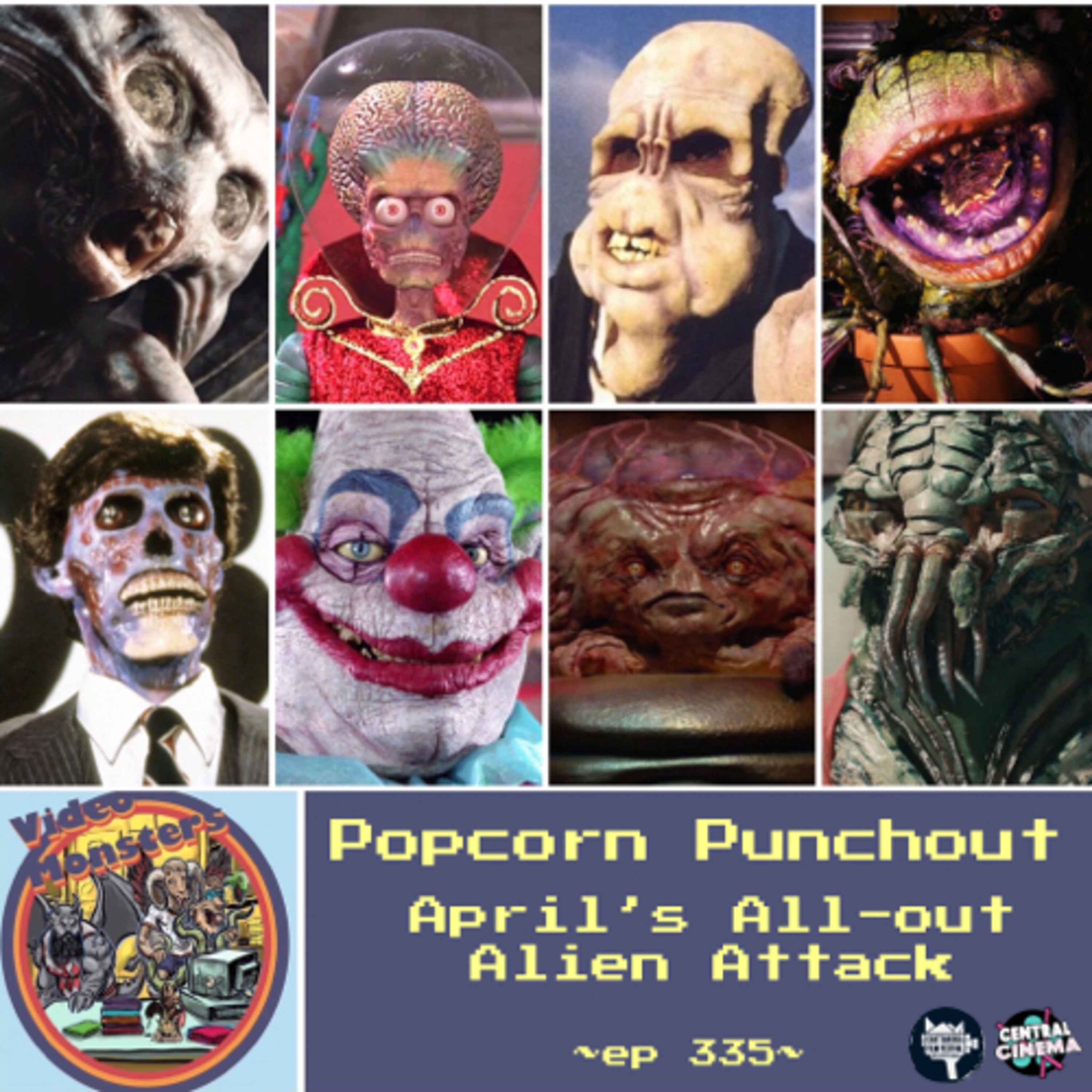 ep335: Popcorn Punchout - April's All-Out Alien Attack