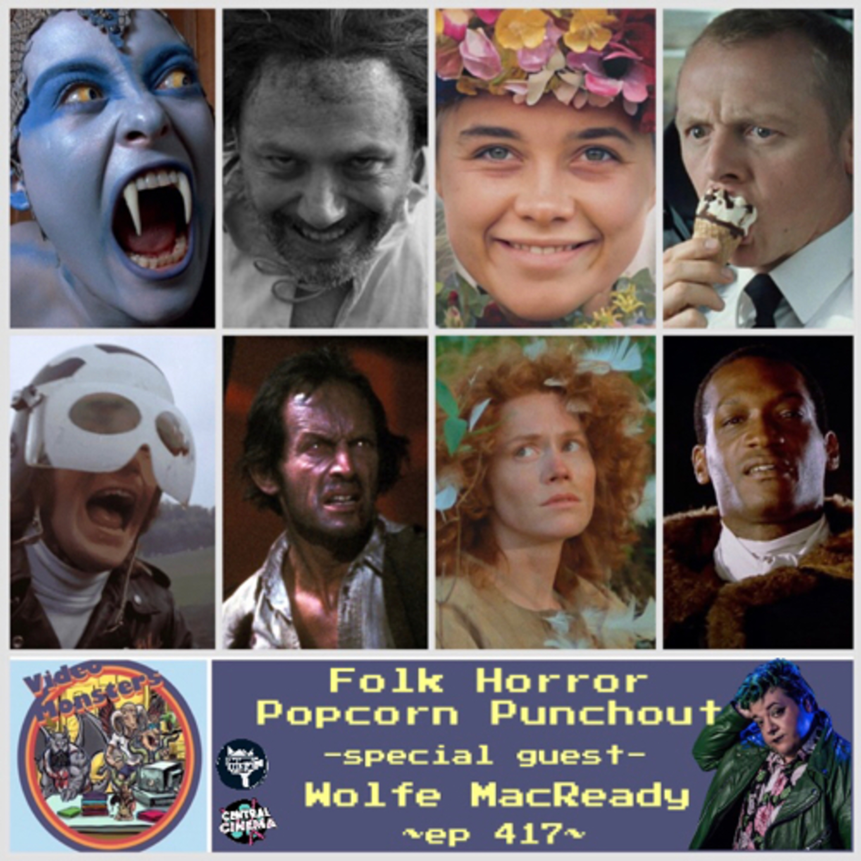 ep417: Folk Horror Popcorn Punchout - special guest Wolfe MacReady