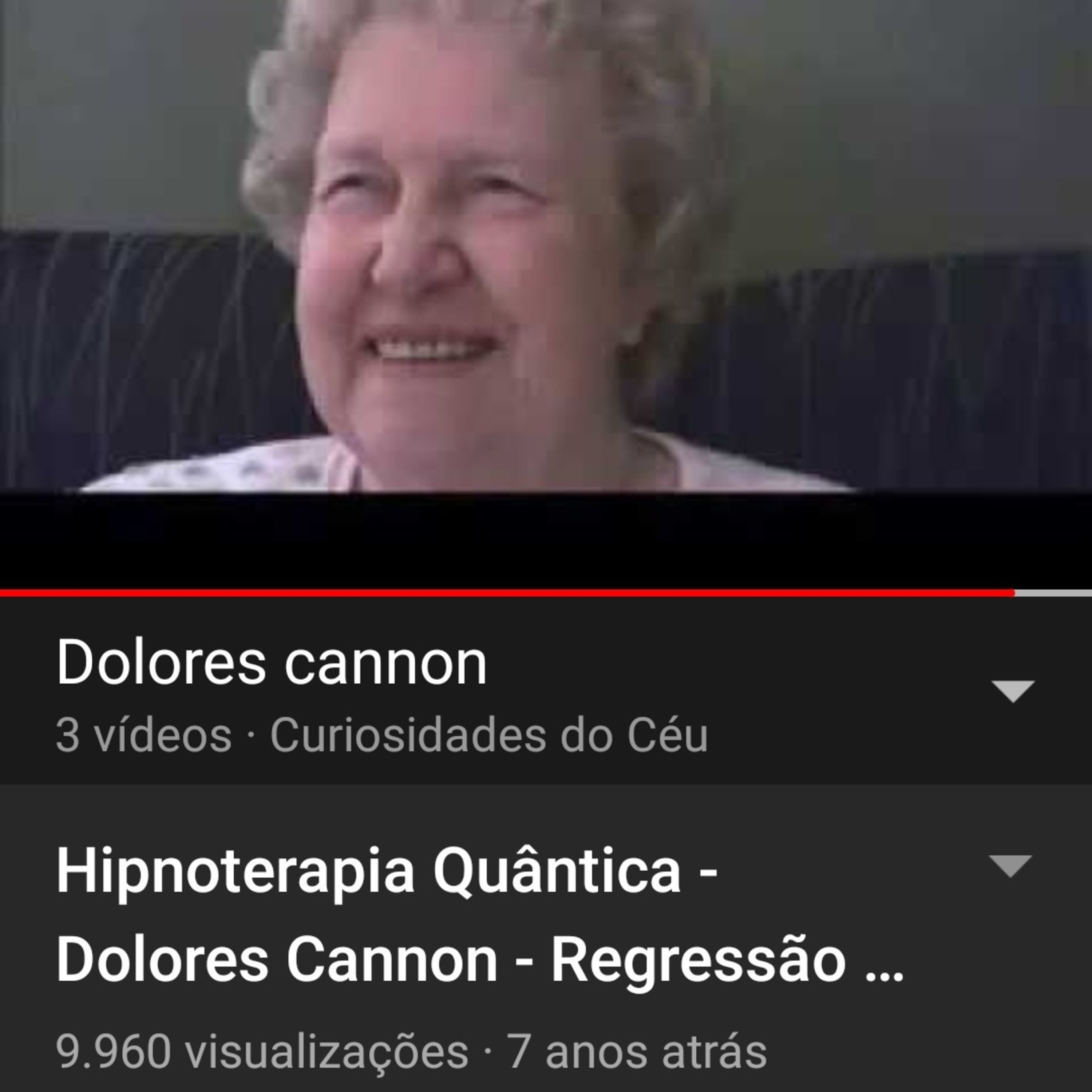 Hipnoterapia Quântica Regressão Dolores Cannon assista o vídeo no link https://youtu.be/Cjxbeb3Nk6M