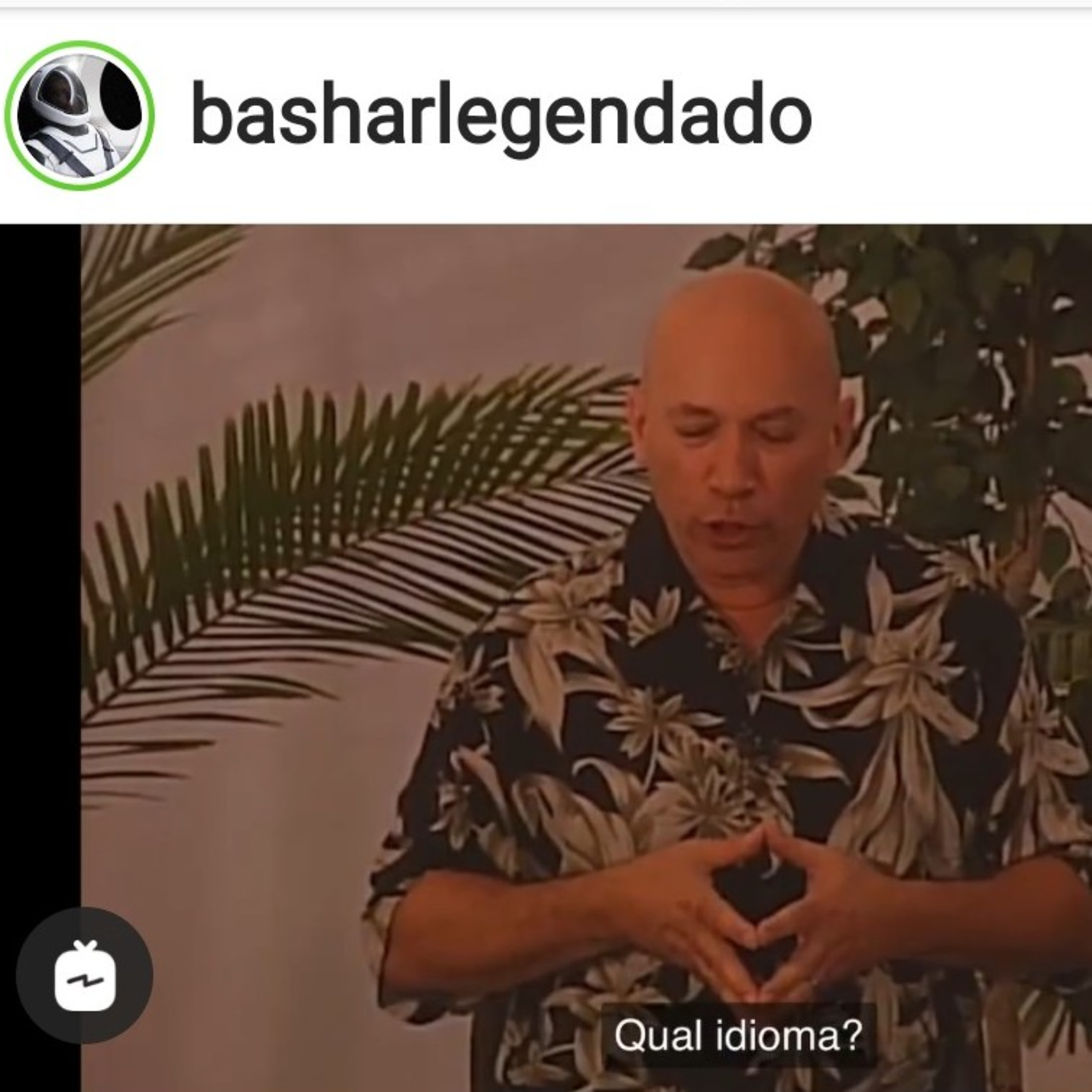 Bashar Dublado/página @basharlegendado do instagram 👽🖖🛸💫✨