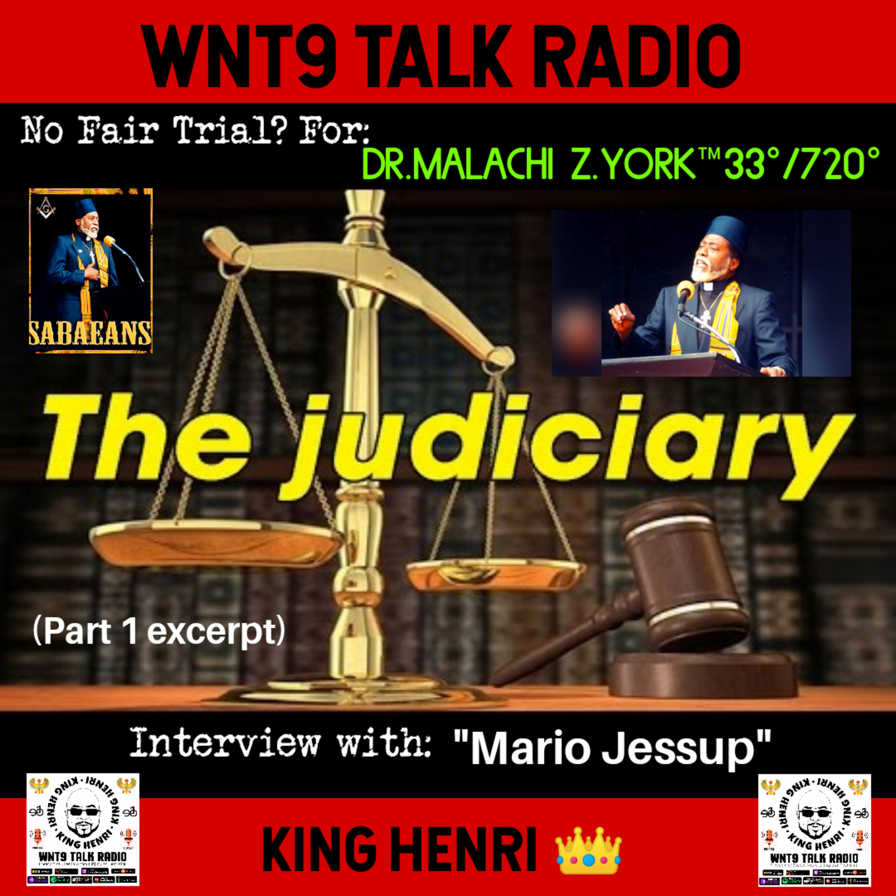 Episode 64: No fair trial for Dr.Malachi Z.York™33°/720° episode artwork