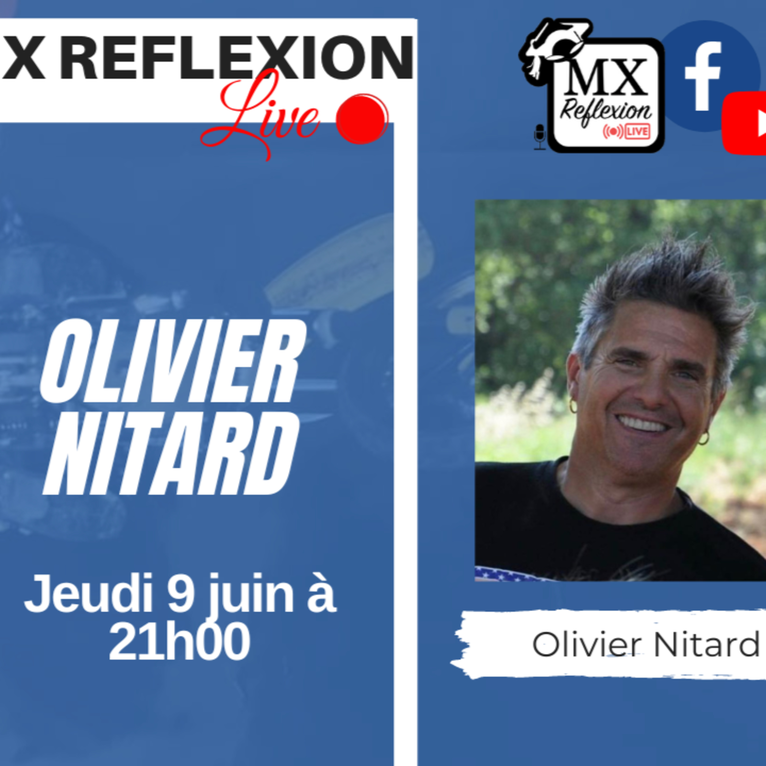 Olivier Nitard (Cross UP USA) dans le Live MX Reflexion episode artwork