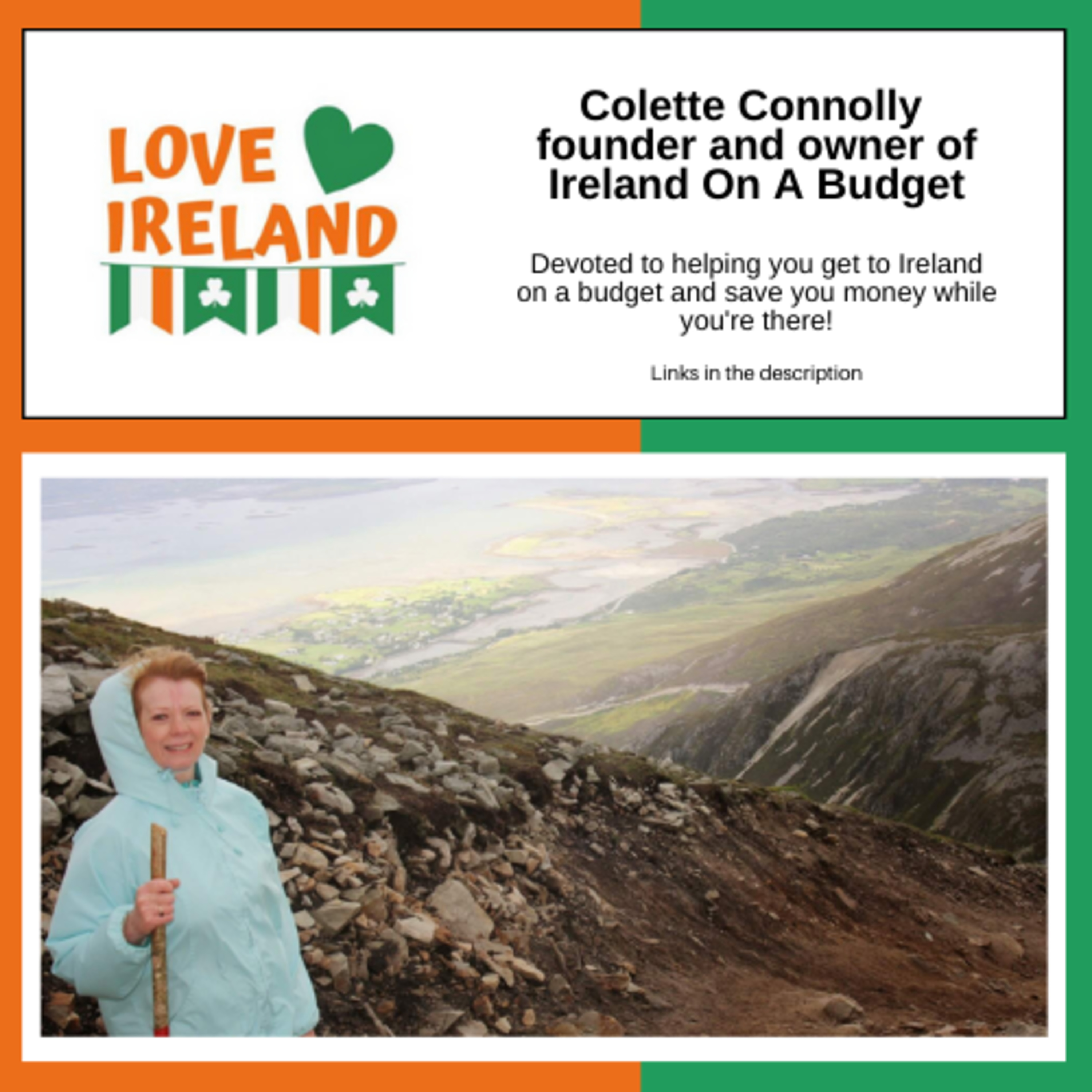 An interview with Colette Connolly, Founder and Owner of Ireland On A Budget
