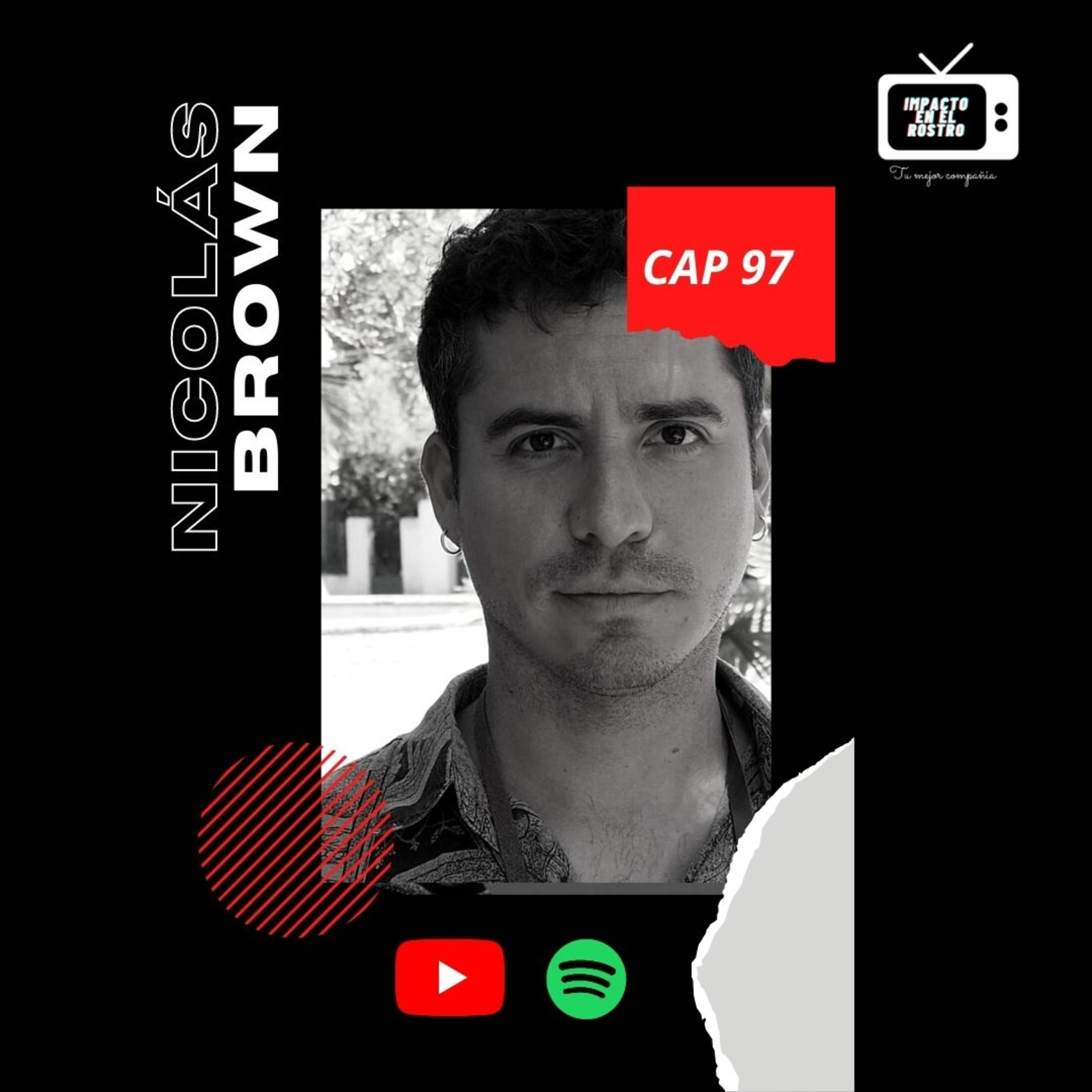 Impacto en el rostro - Nicolás Brown 
