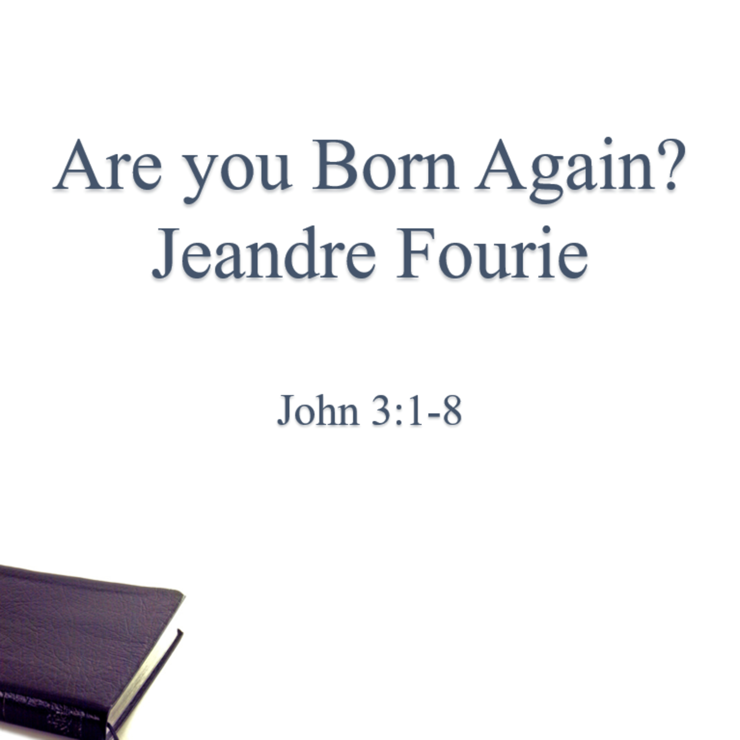 Jeandre Fourie - Preaching and Teaching - Bible based Exposition