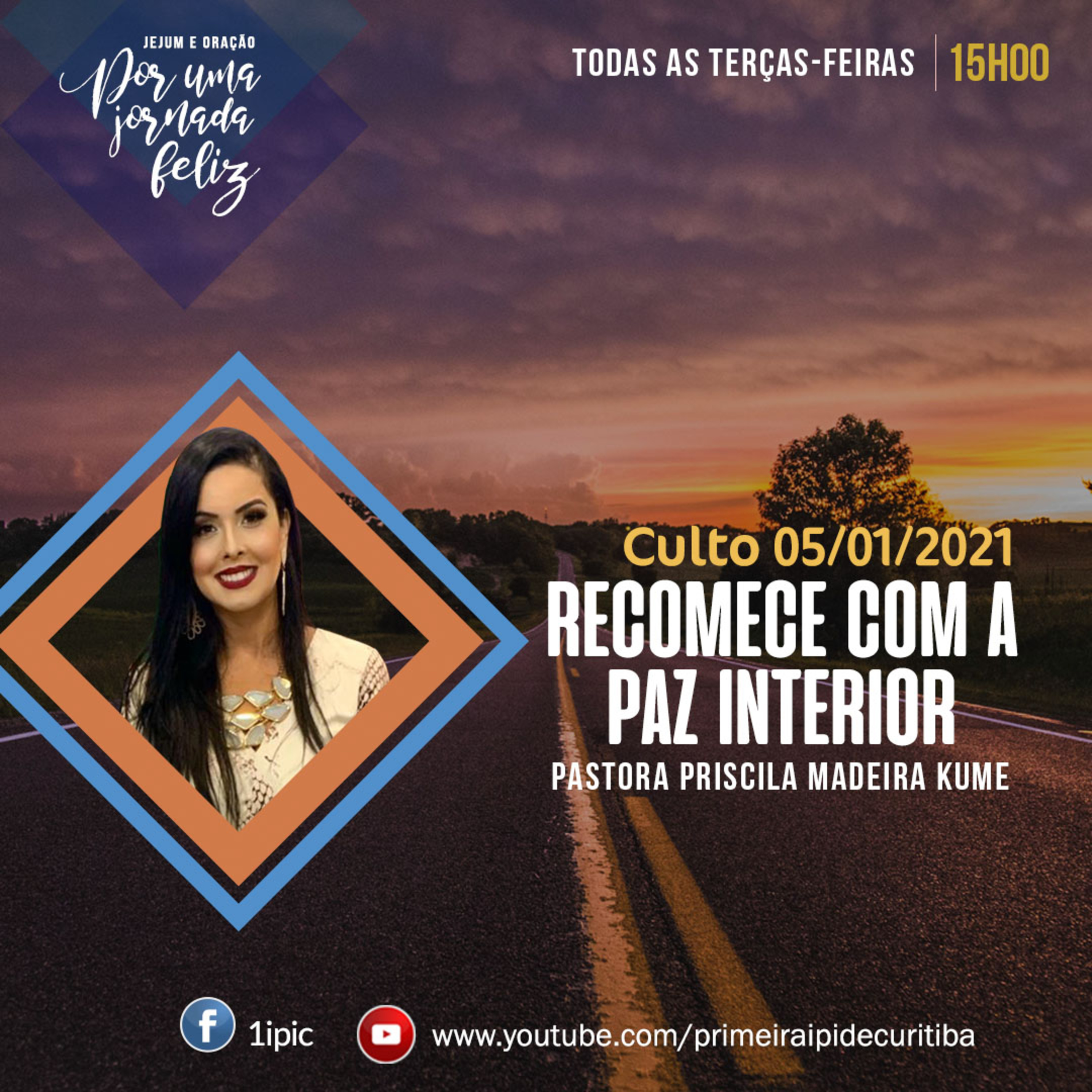 Culto 05.01.2021 - Recomece com paz interior episode artwork