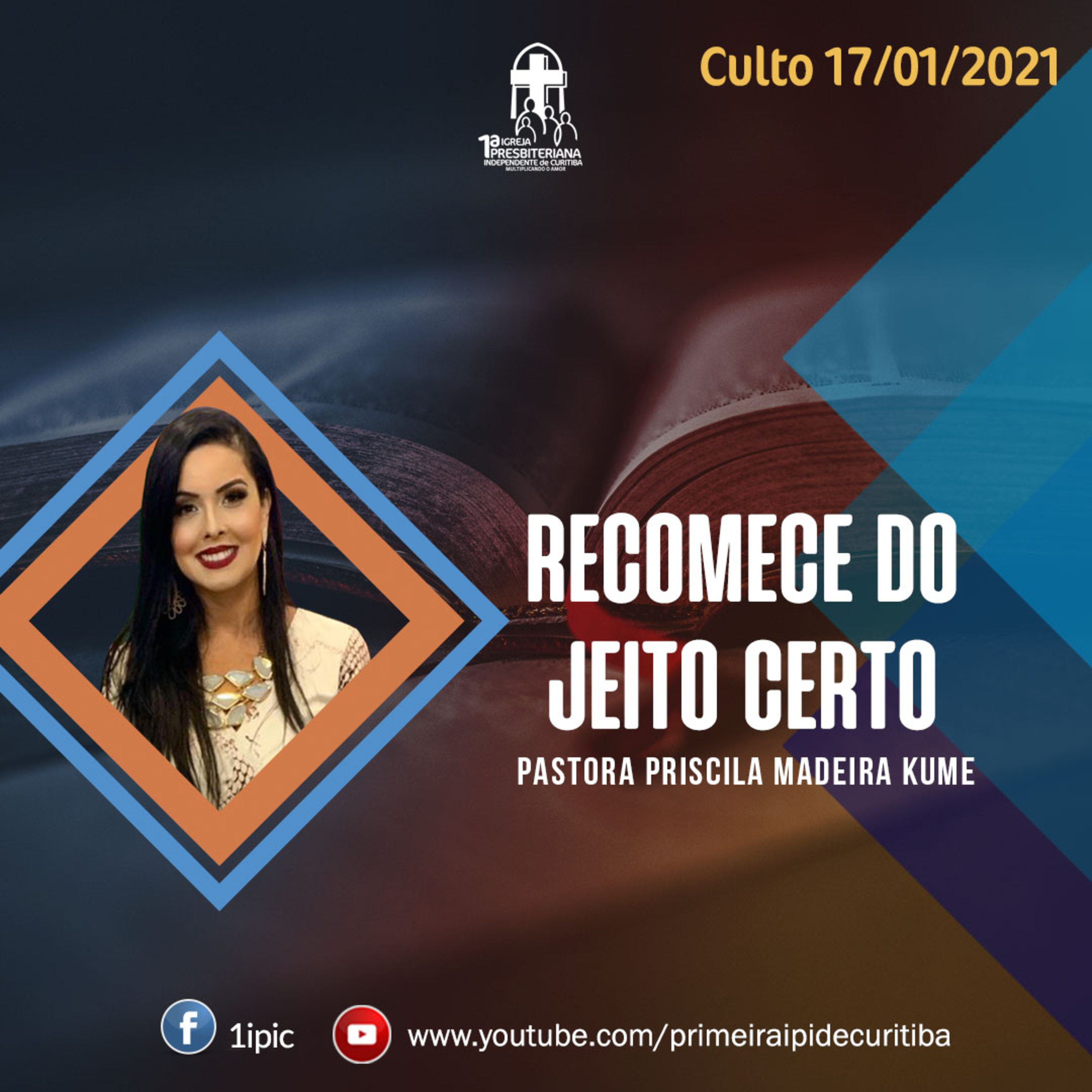 Culto 17.01.2021 - Recomece do jeito certo episode artwork