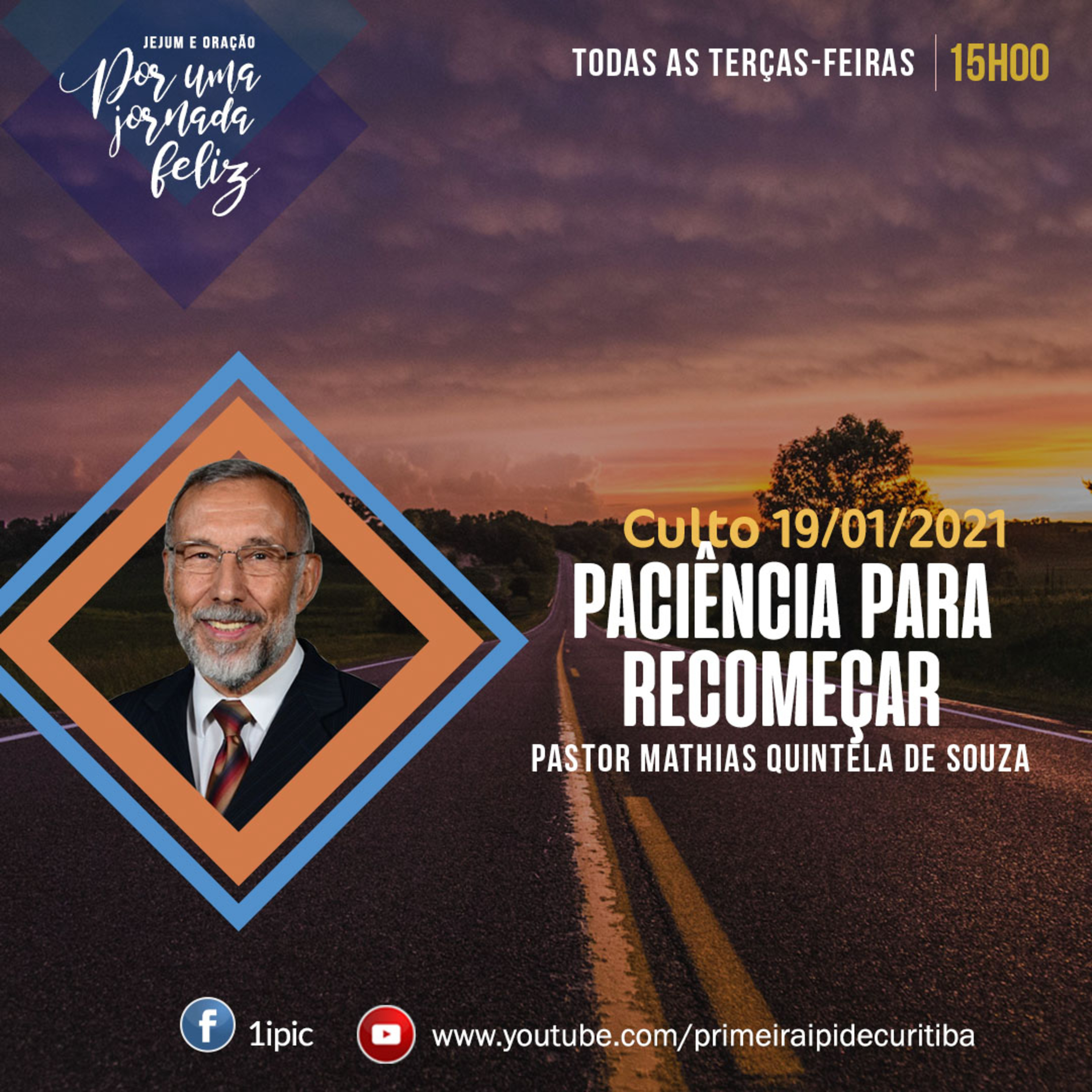 Culto 19.01.2021 - Paciência para recomeçar episode artwork
