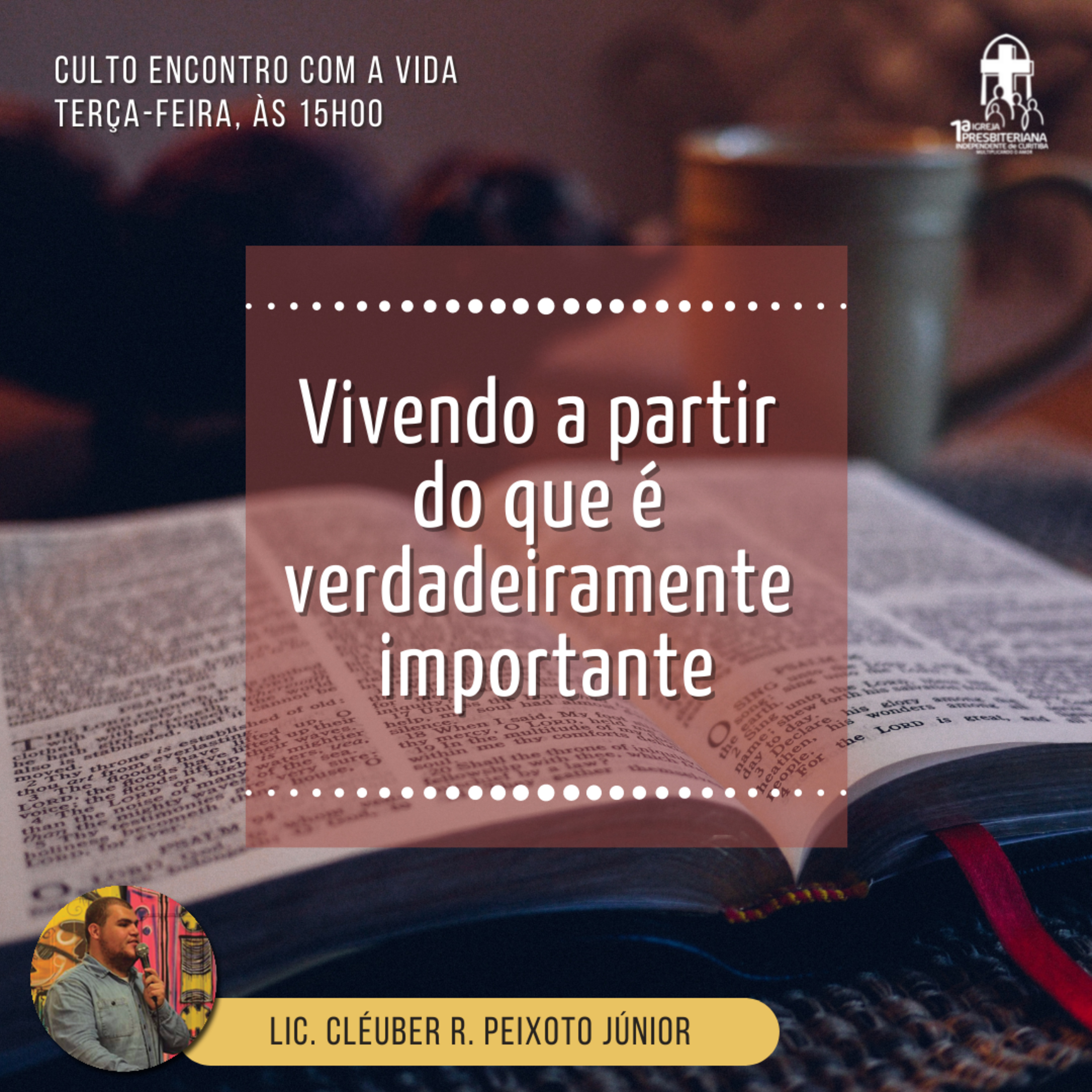 Culto 08.06.2021 - Vivendo a partir do que verdadeiramente é importante episode artwork