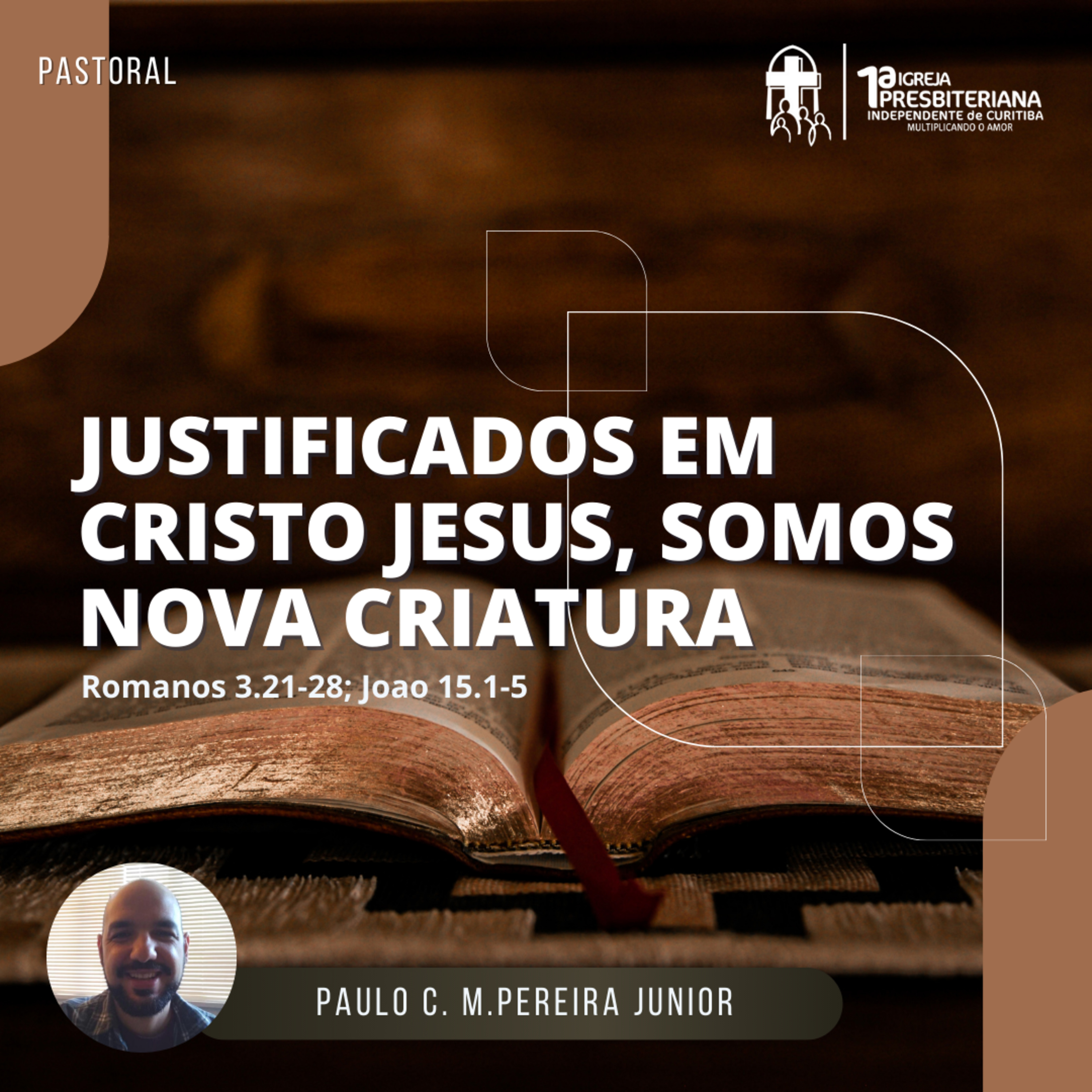 Culto 10/04/2022 - Justificados em Cristo Jesus, somos nova criatura episode artwork