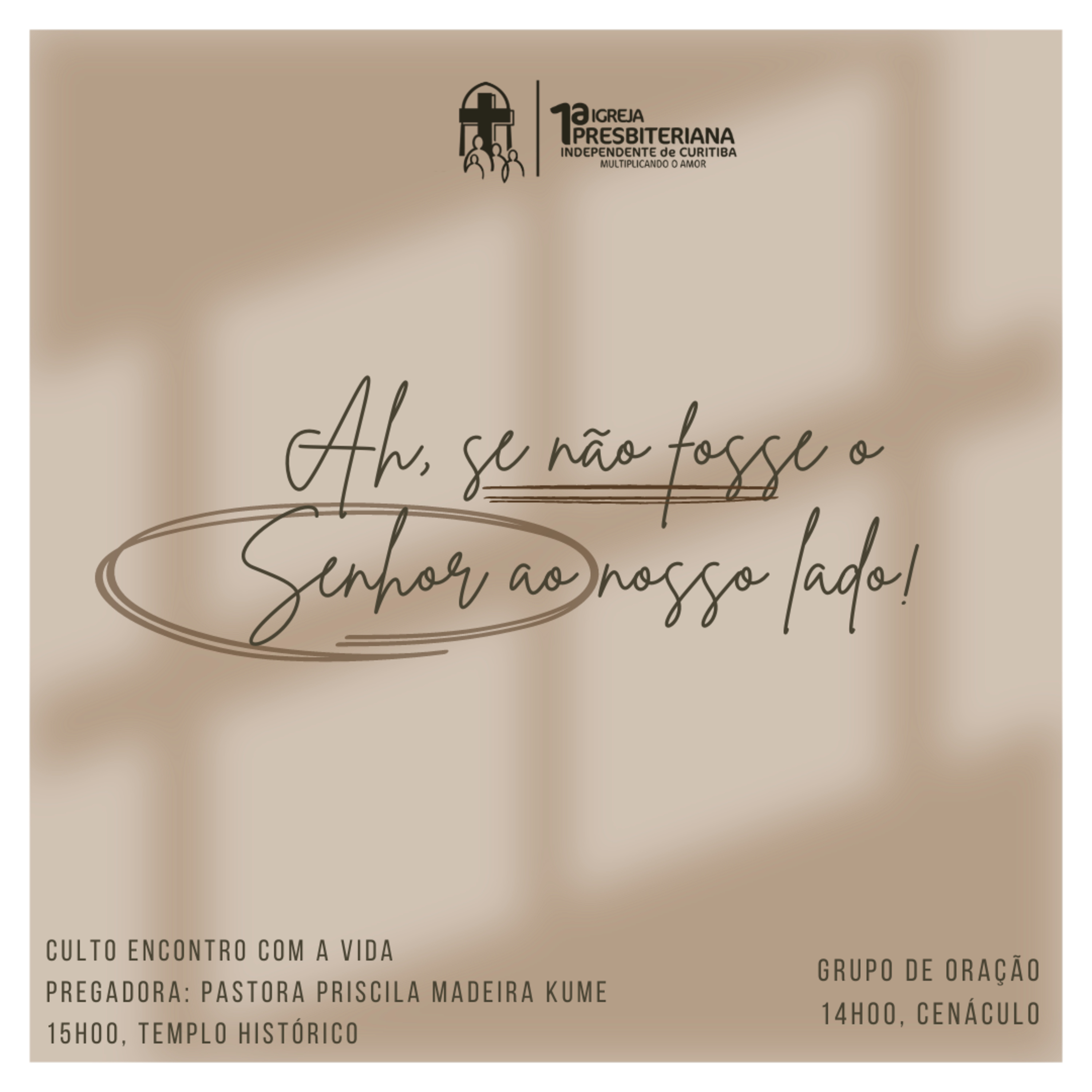 Culto 19/07/2022 - Ah, se não fosse o Senhor ao nosso lado! episode artwork