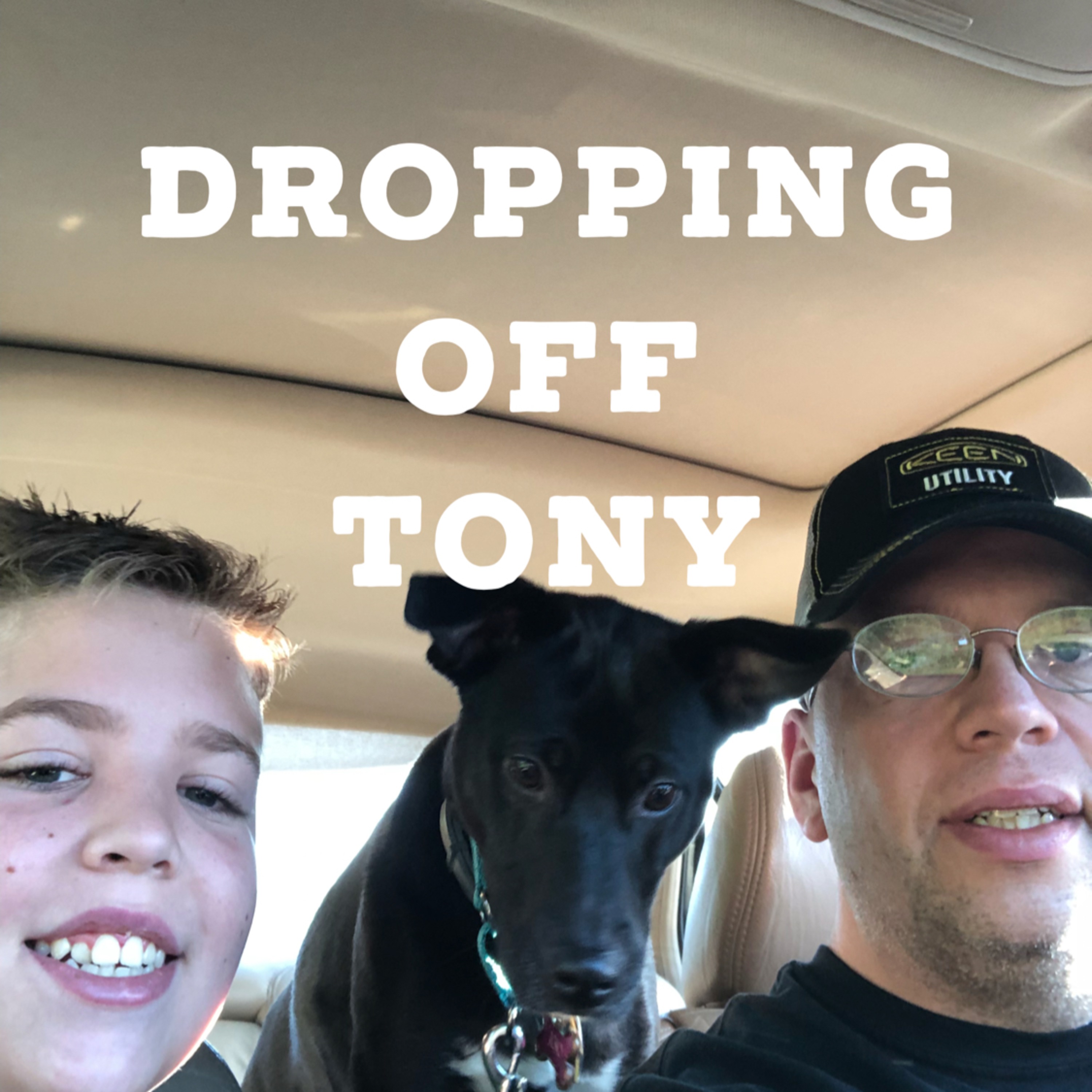 Dropping off Tony introduction episode artwork