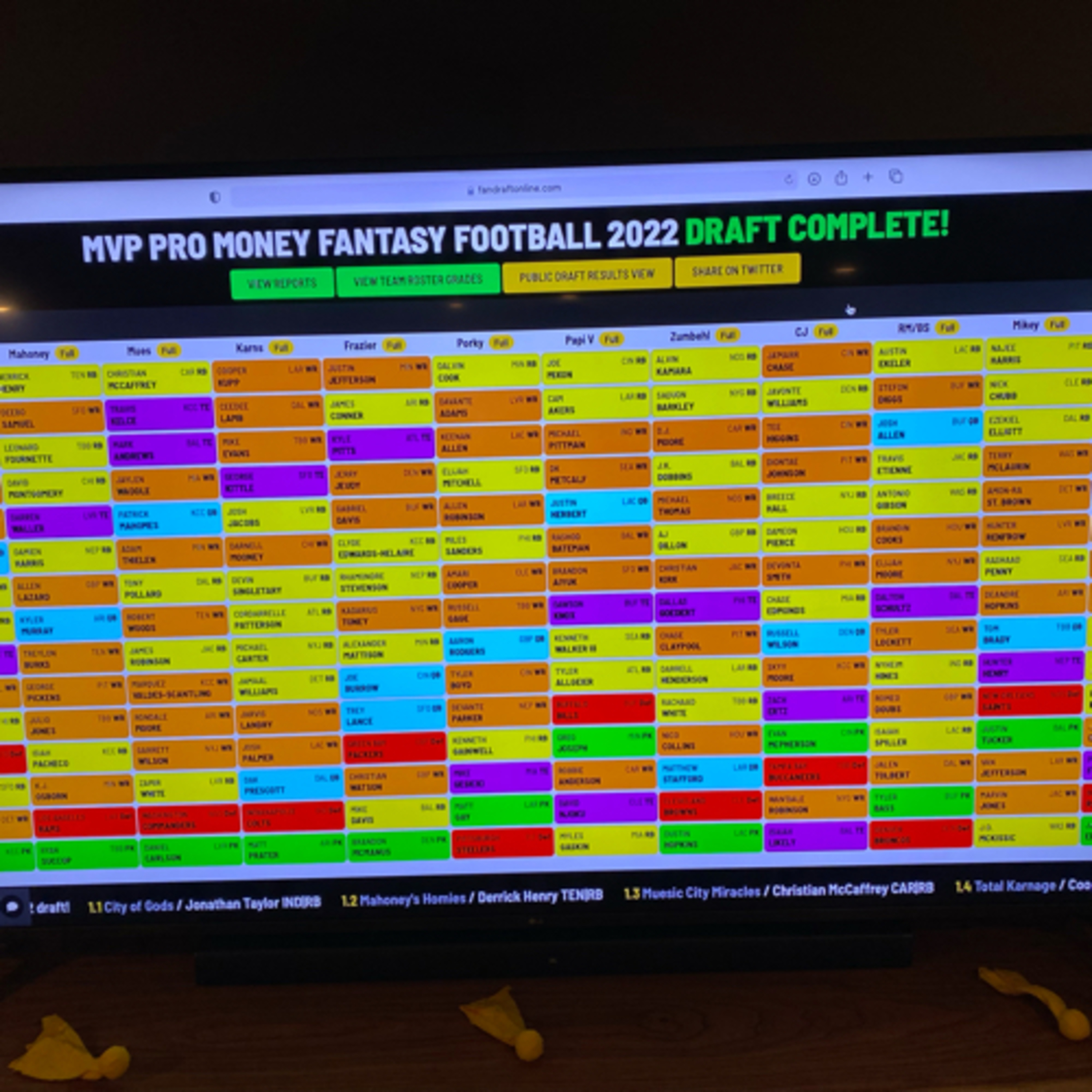 MVP Pro Money Fantasy Football