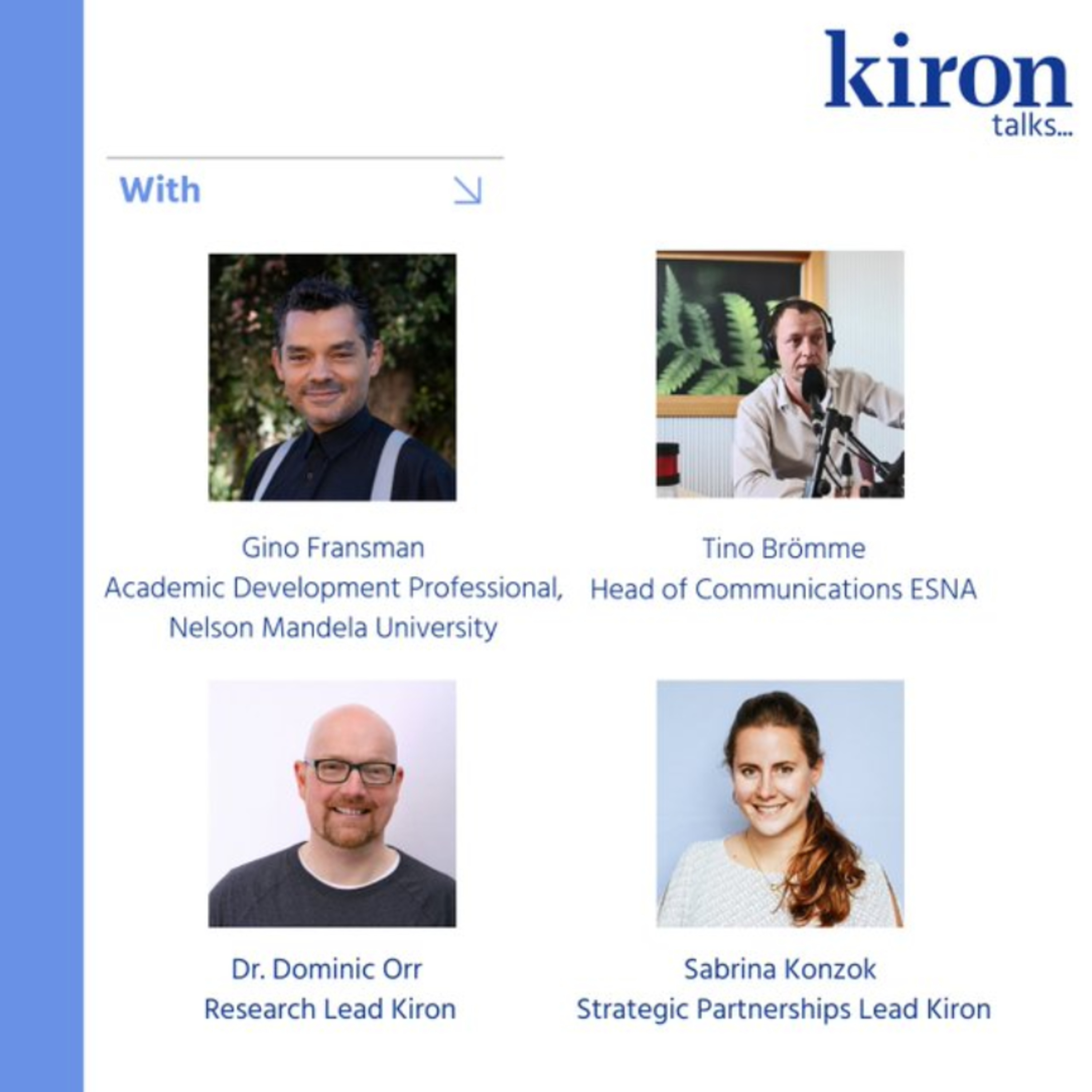 Kiron talks...