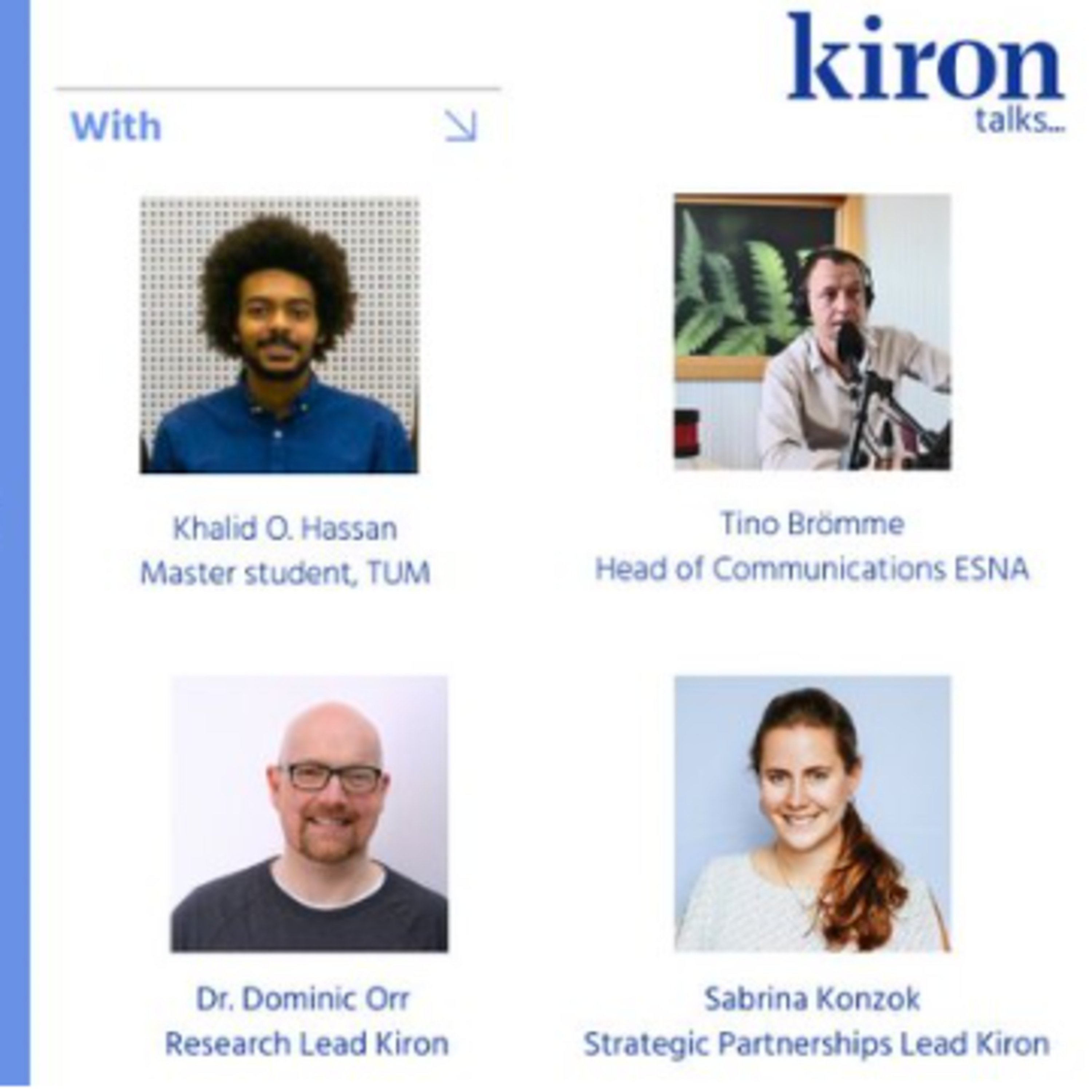 Kiron talks...