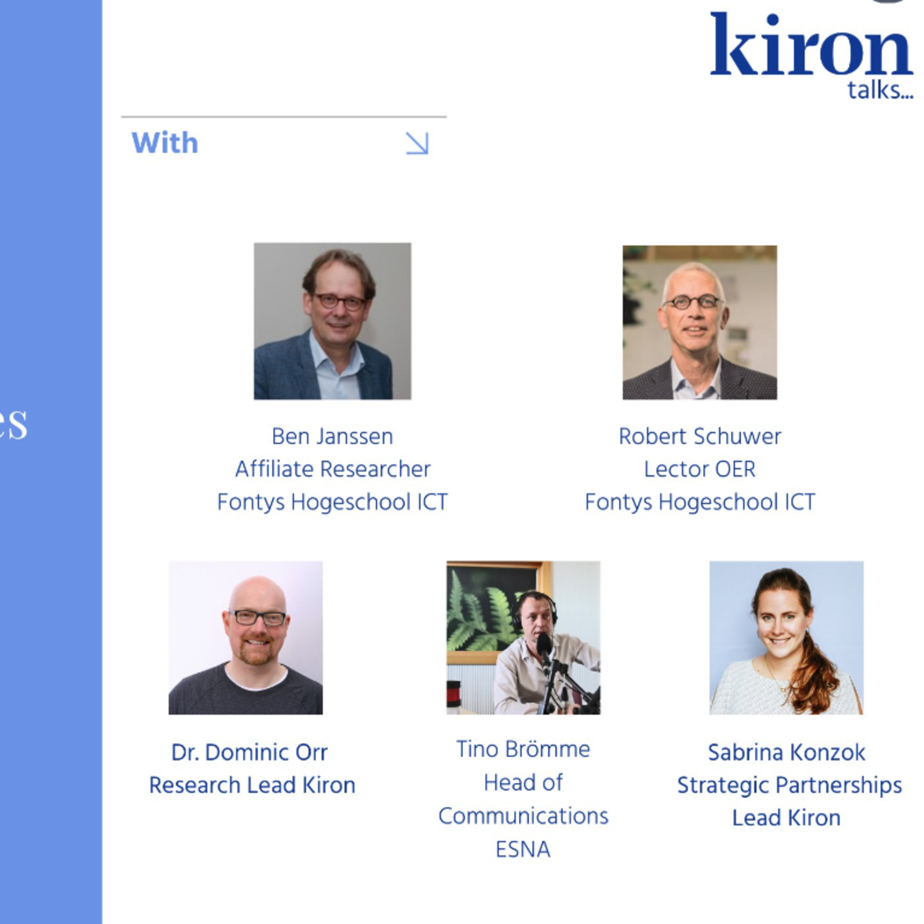 Kiron talks...