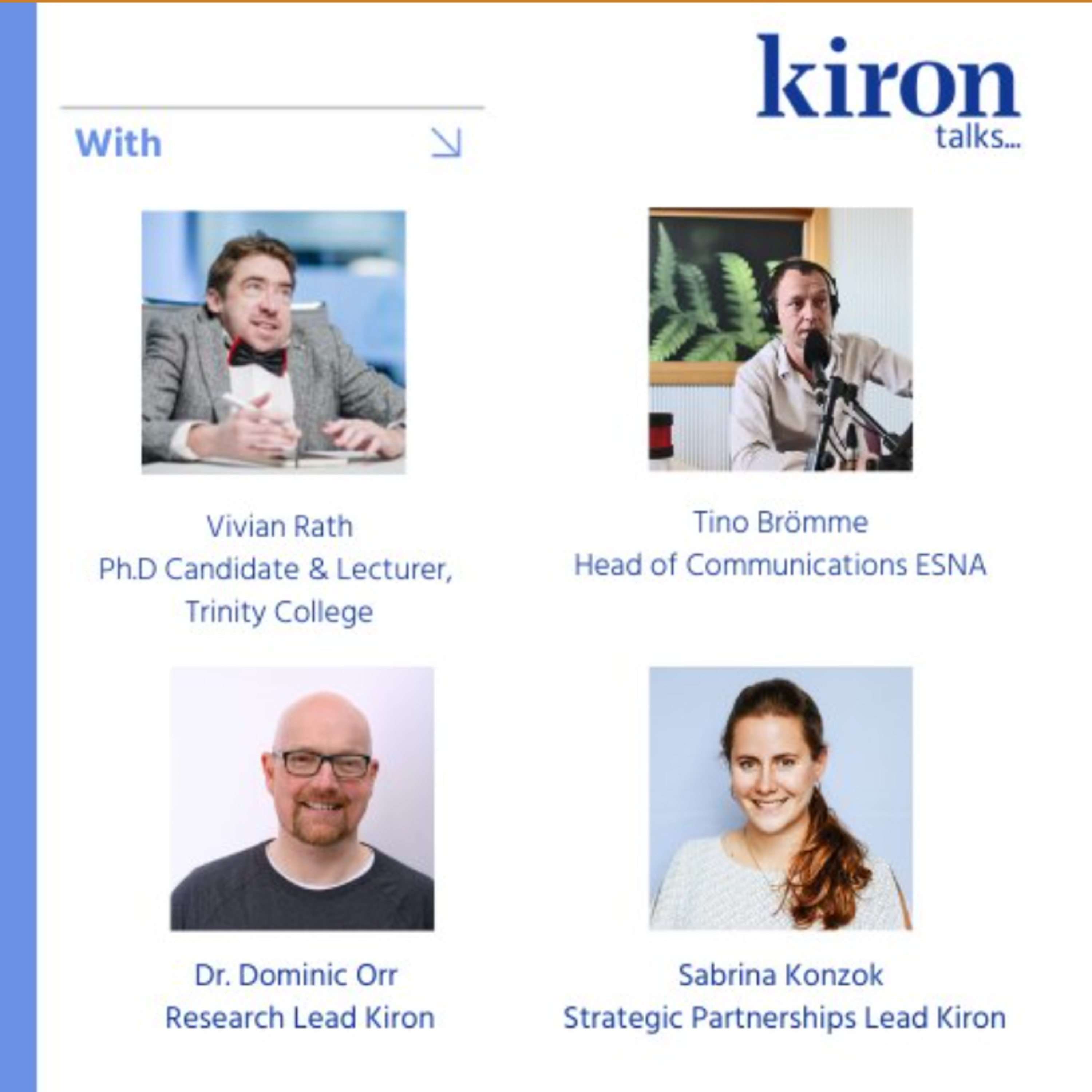 Kiron talks...