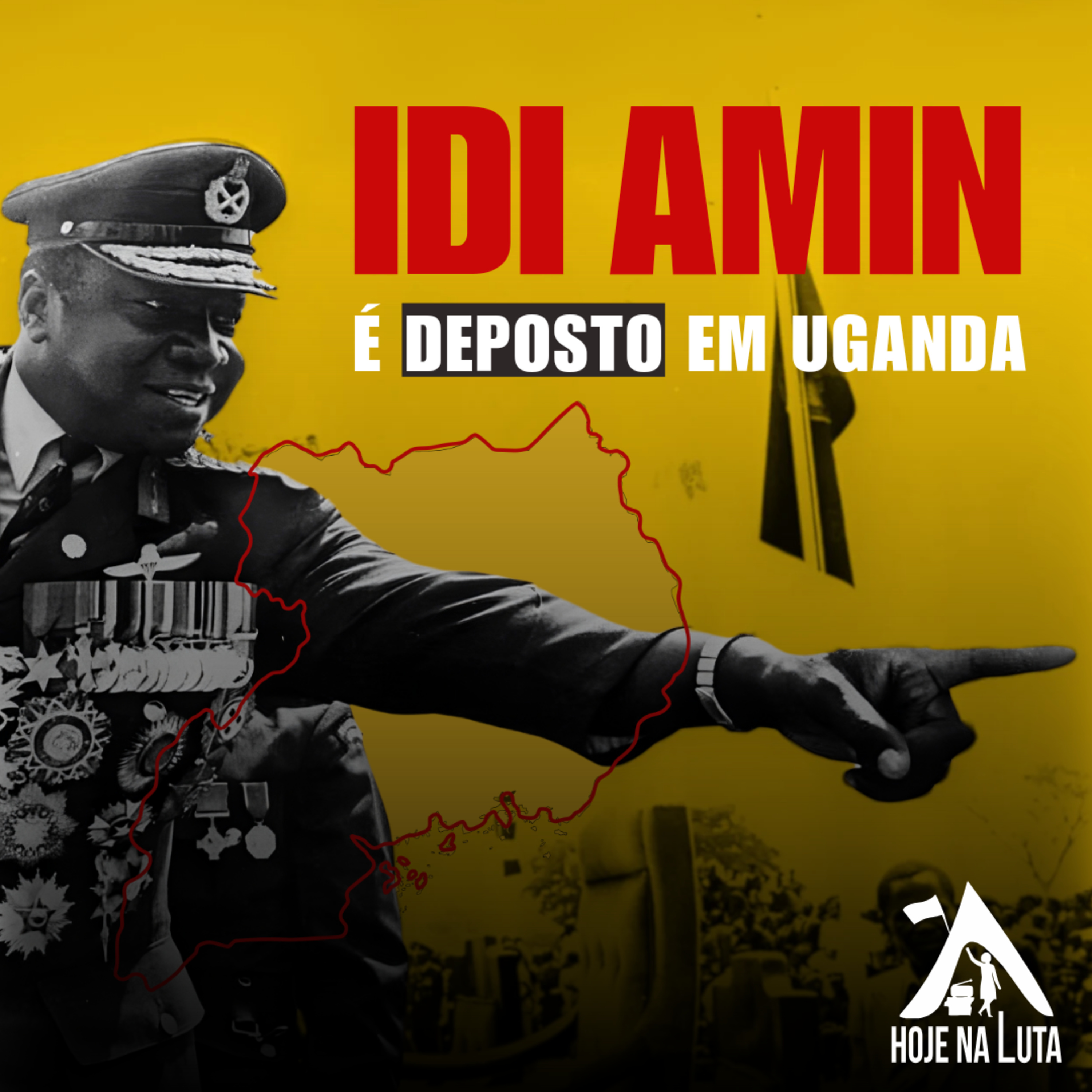 Deposto o presidente de Uganda, Idi Amin | 11.abr.2024