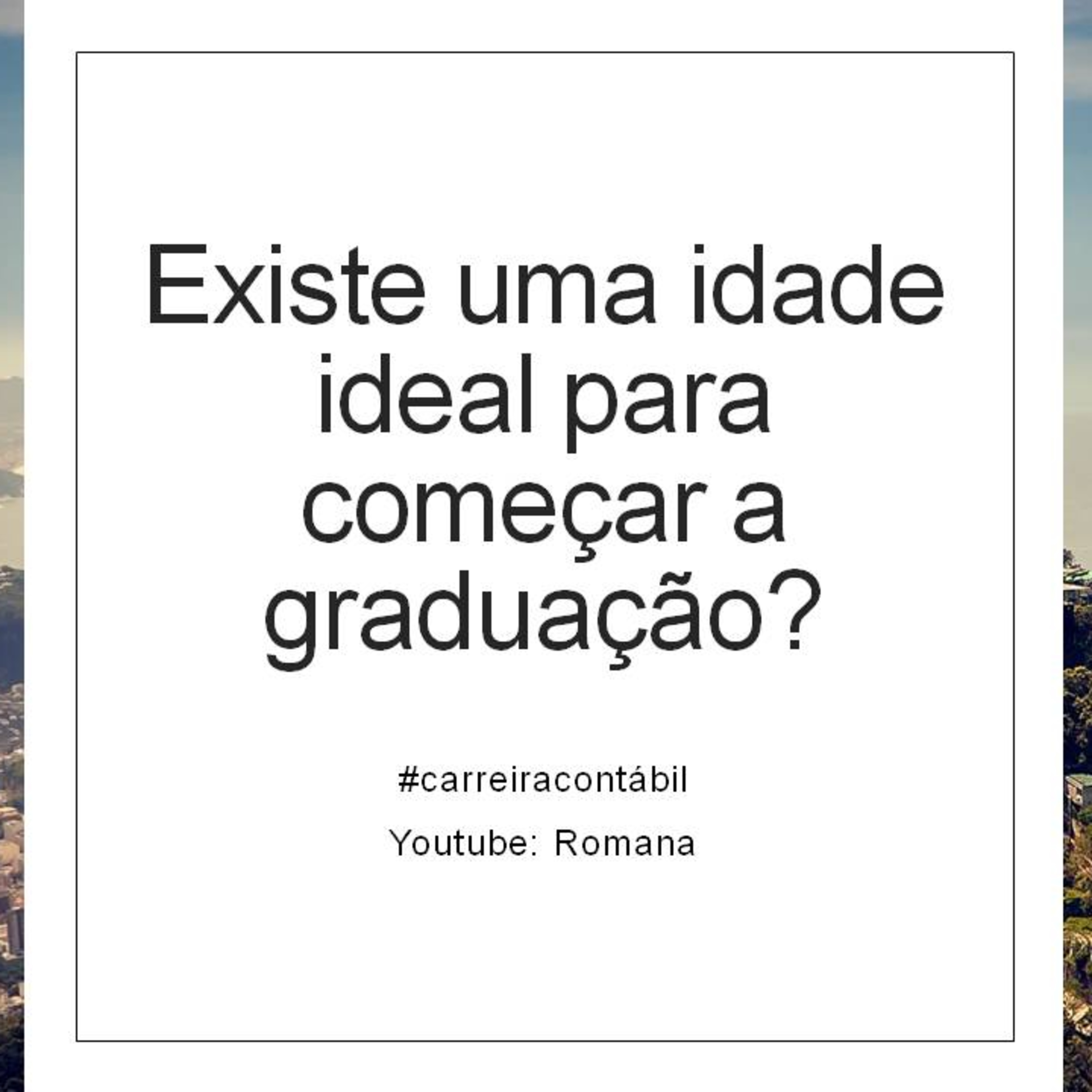 #carreira contábil: Existe uma idade ideal para começar a graduação?