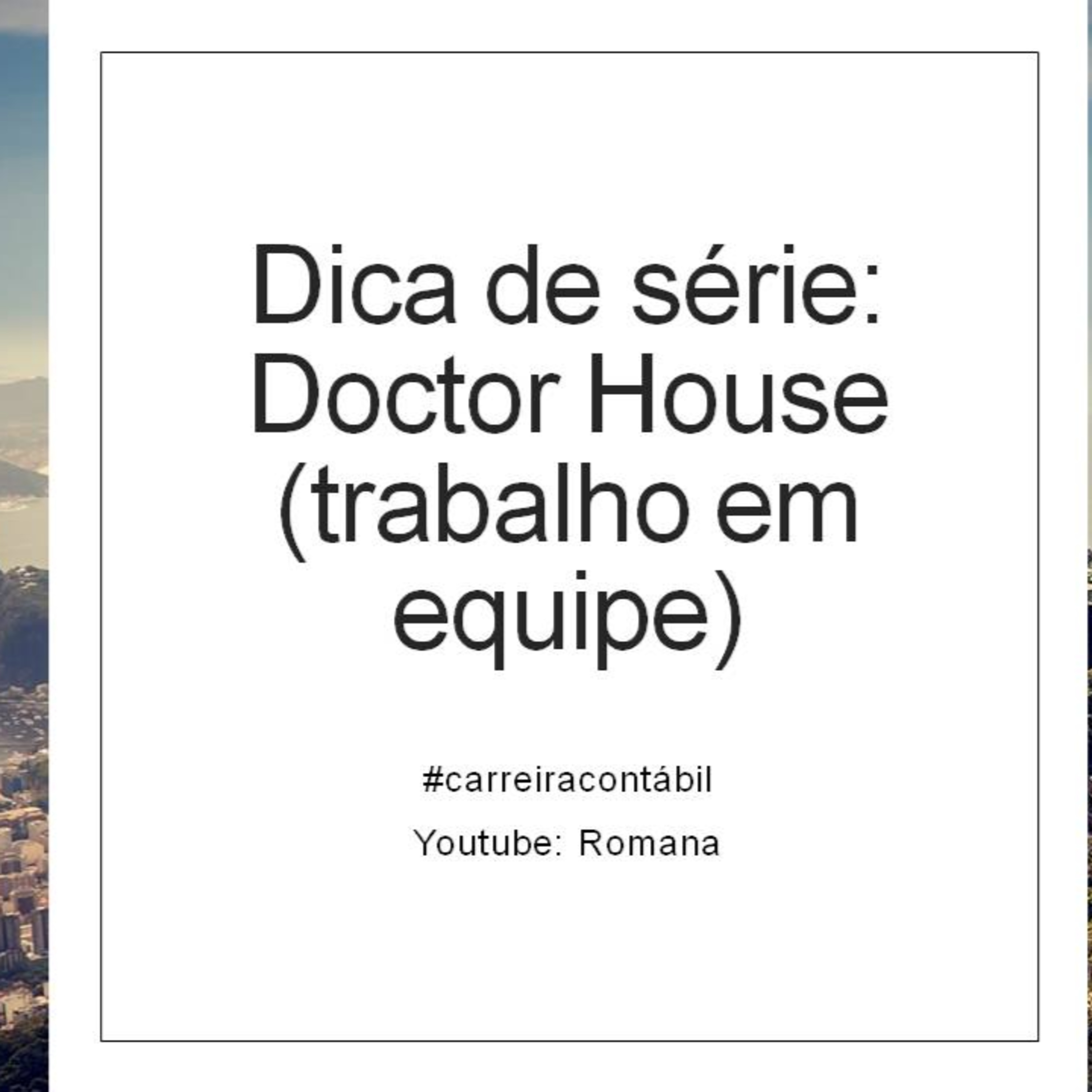 Romana (Contabilidade, tributos, fiscal, carreira contábil)
