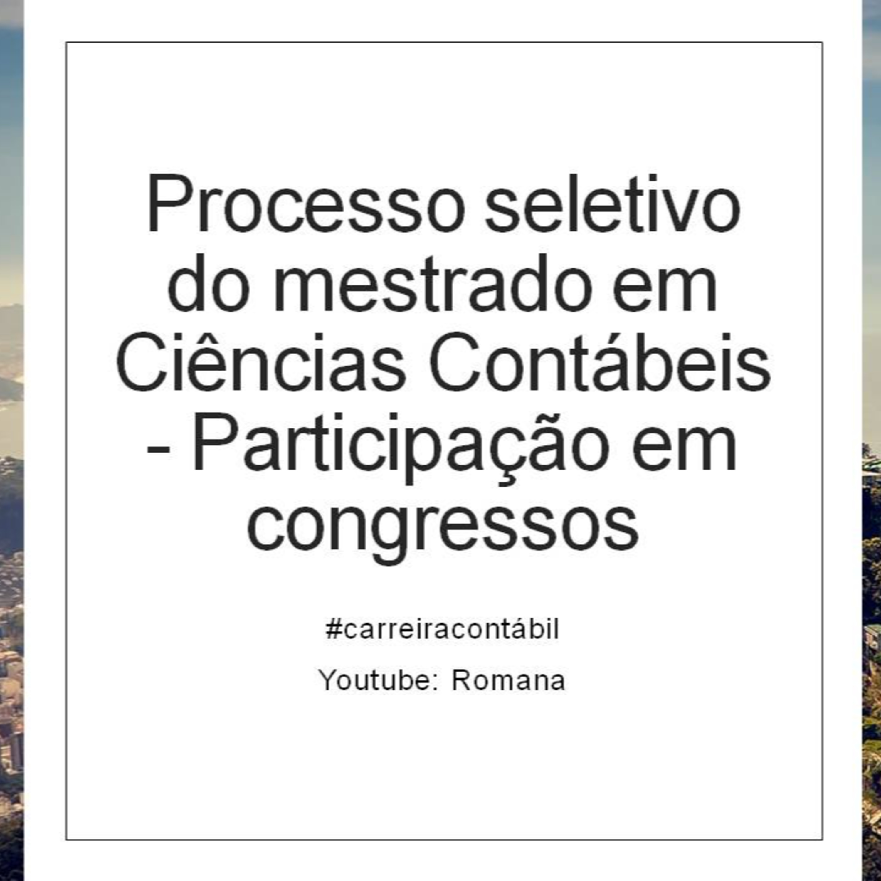 Romana (Contabilidade, tributos, fiscal, carreira contábil)