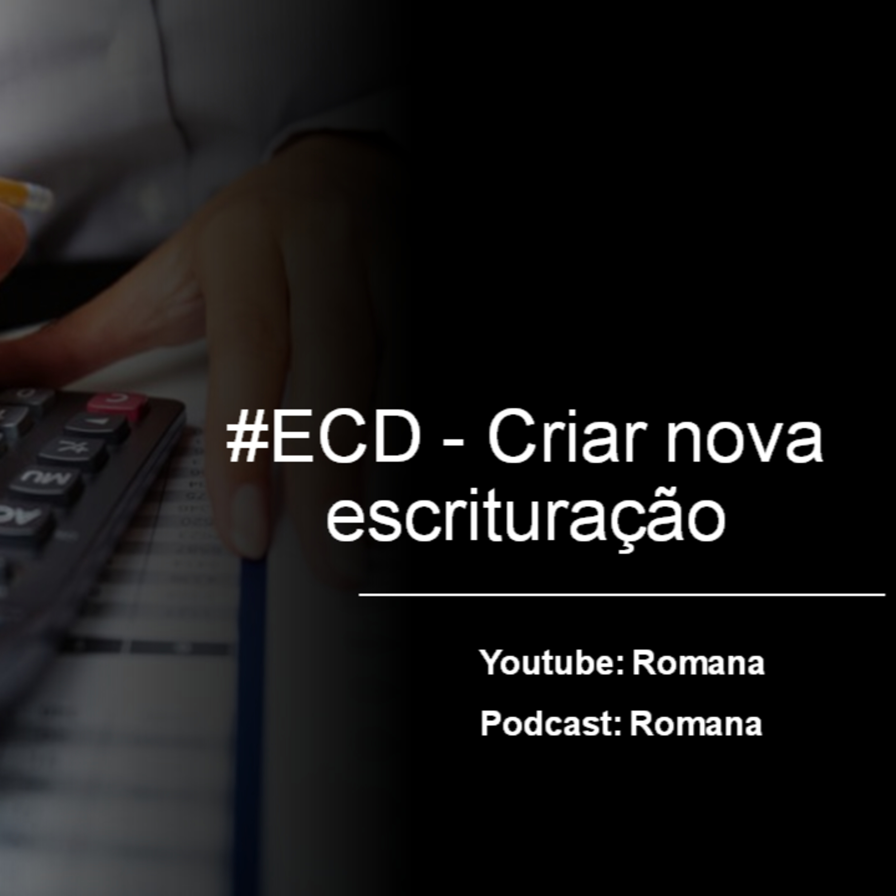 #ECD - Criar nova escrituração