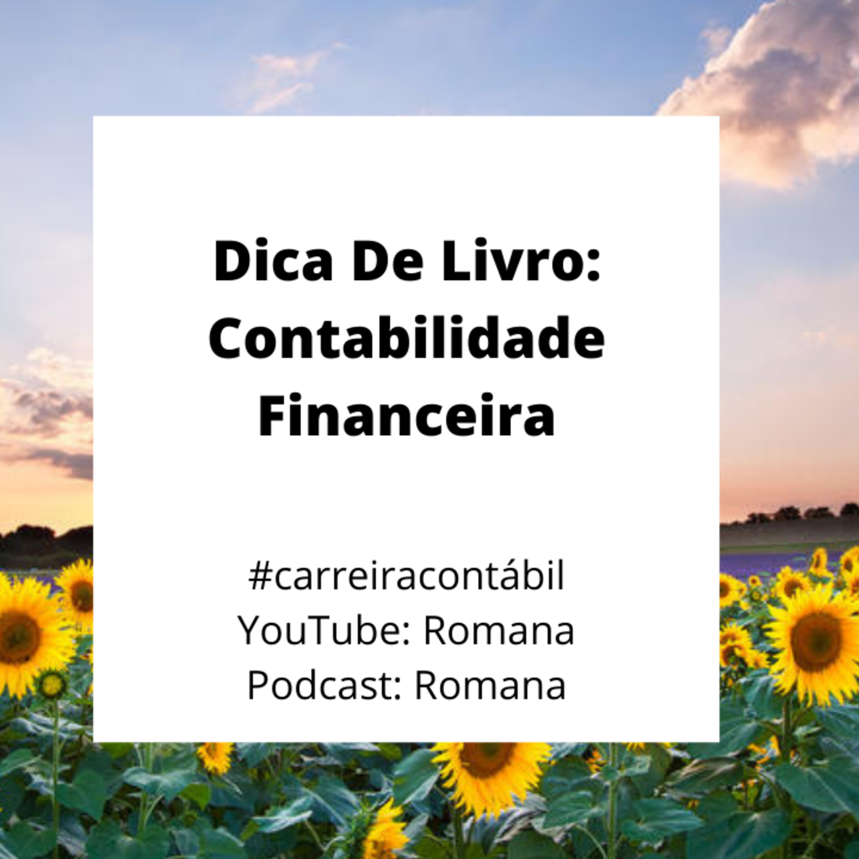 #carreira contábil - Dica De Livro: Contabilidade Financeira