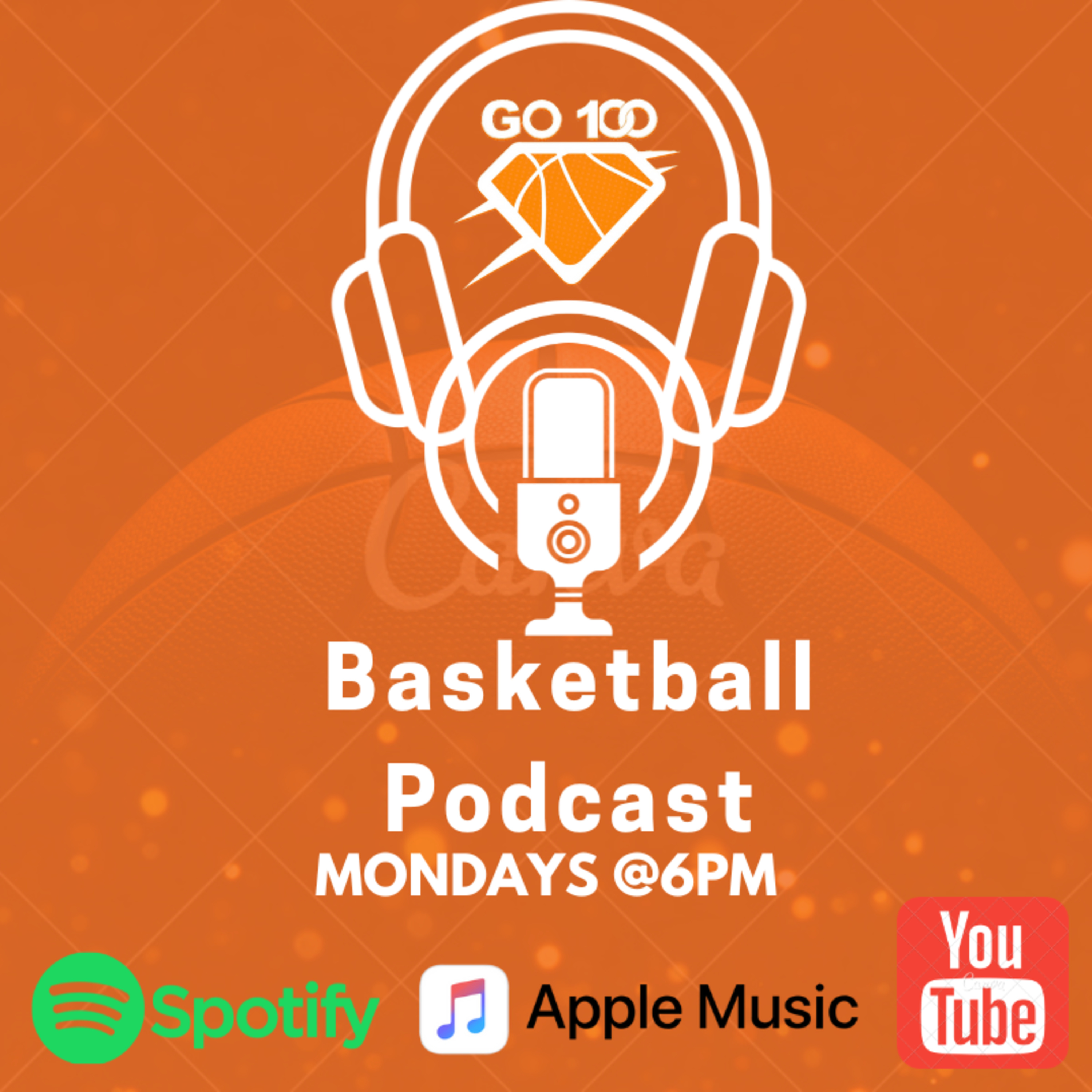 Go-100🏀 Podcast (Go-100 Kids Book, NBA top 10, High School Girl Dunking)