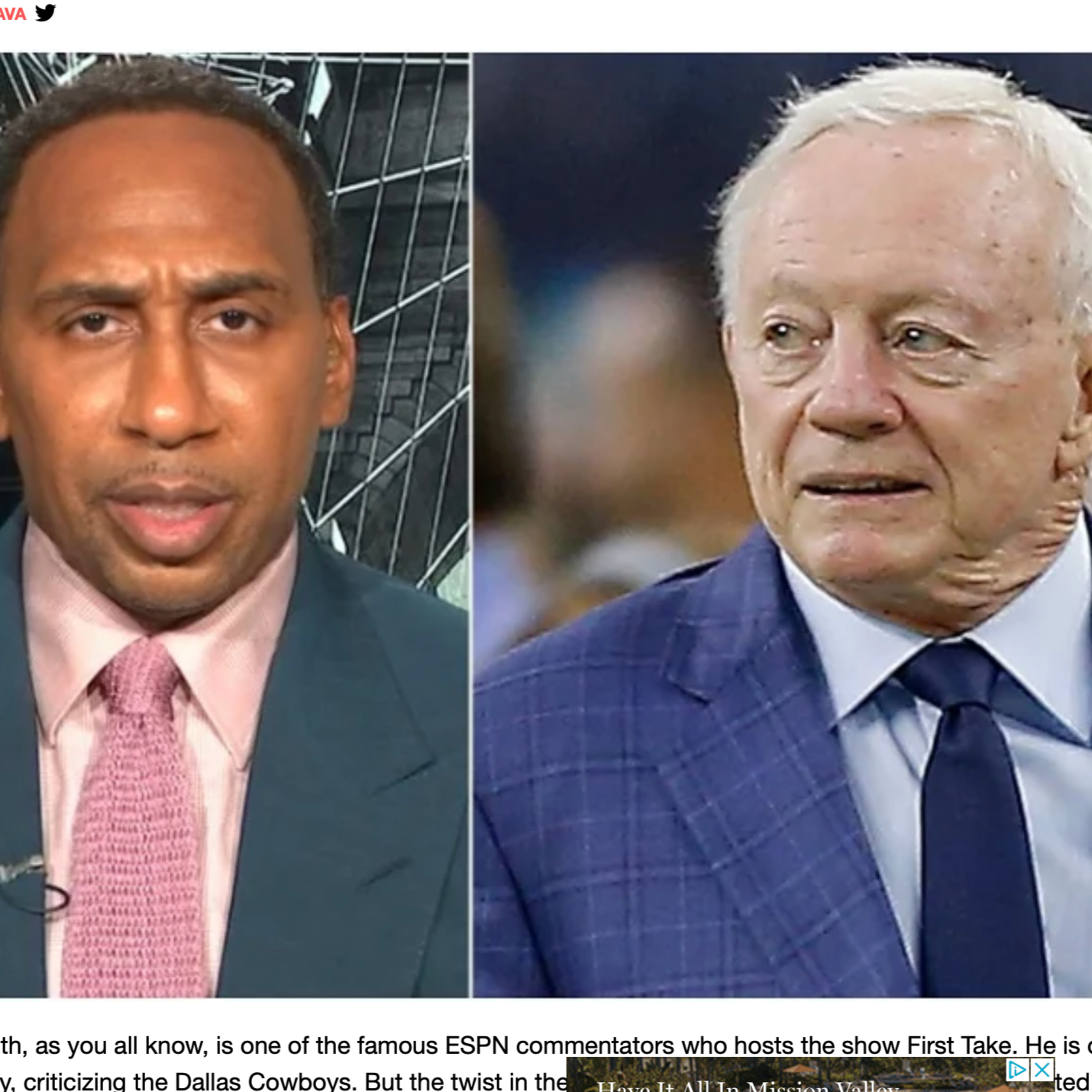 Jerry Jones and Stephen A. Smith We're Both Wrong About The 1957 Racist Photo That Recently Appeared in The Washington Post and Here is Why - S3:E42 episode artwork