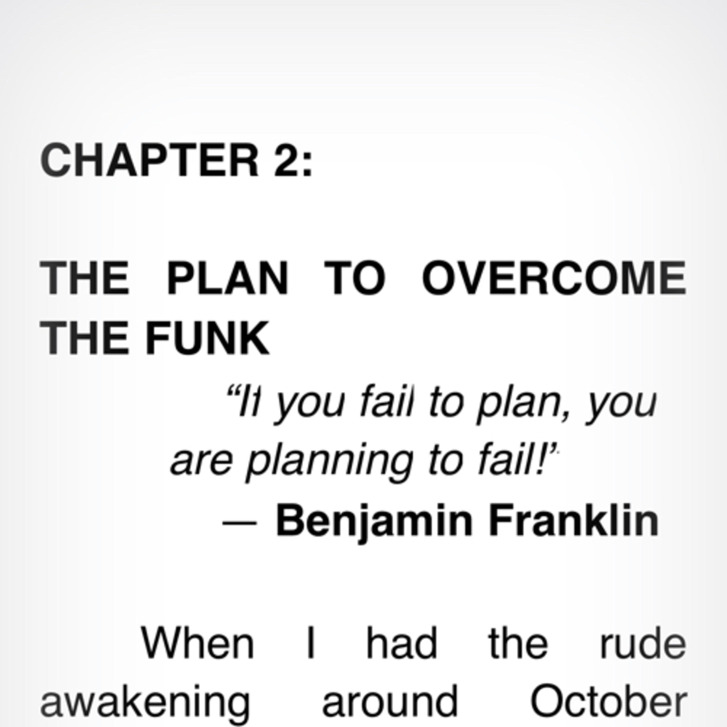 ETJC 45: A sneak peak into the second chapter of my book