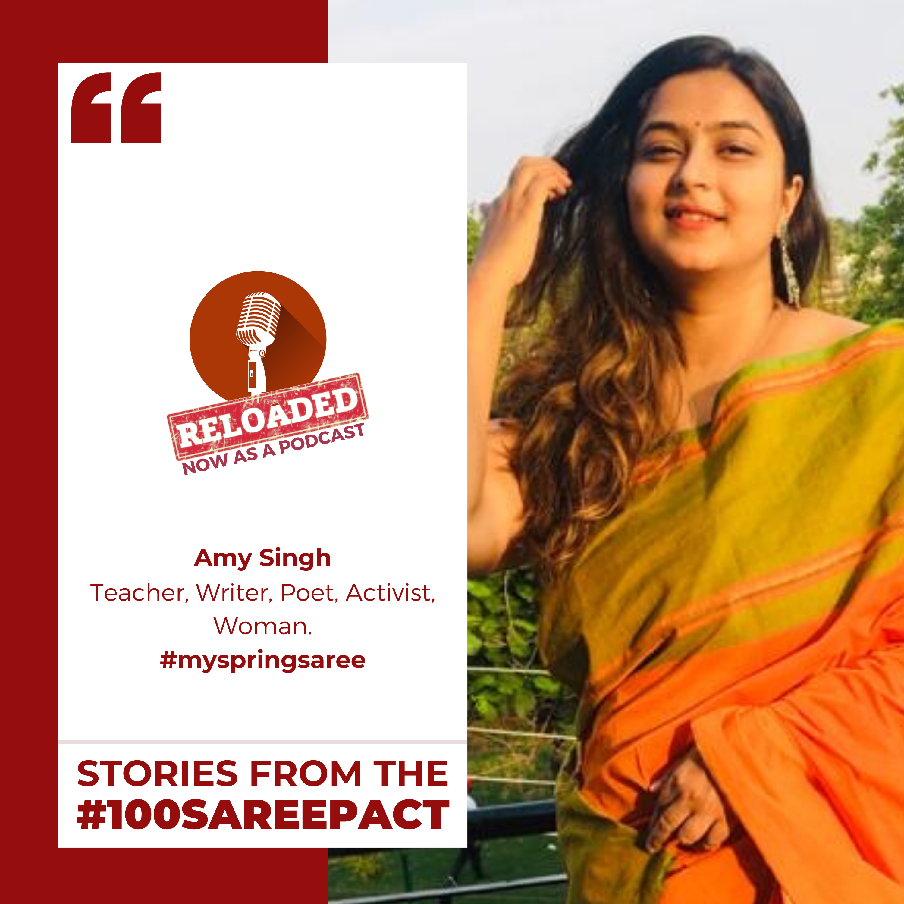 My Spring Saree - Amy Singh | 100sareepact | Ep 04 episode artwork