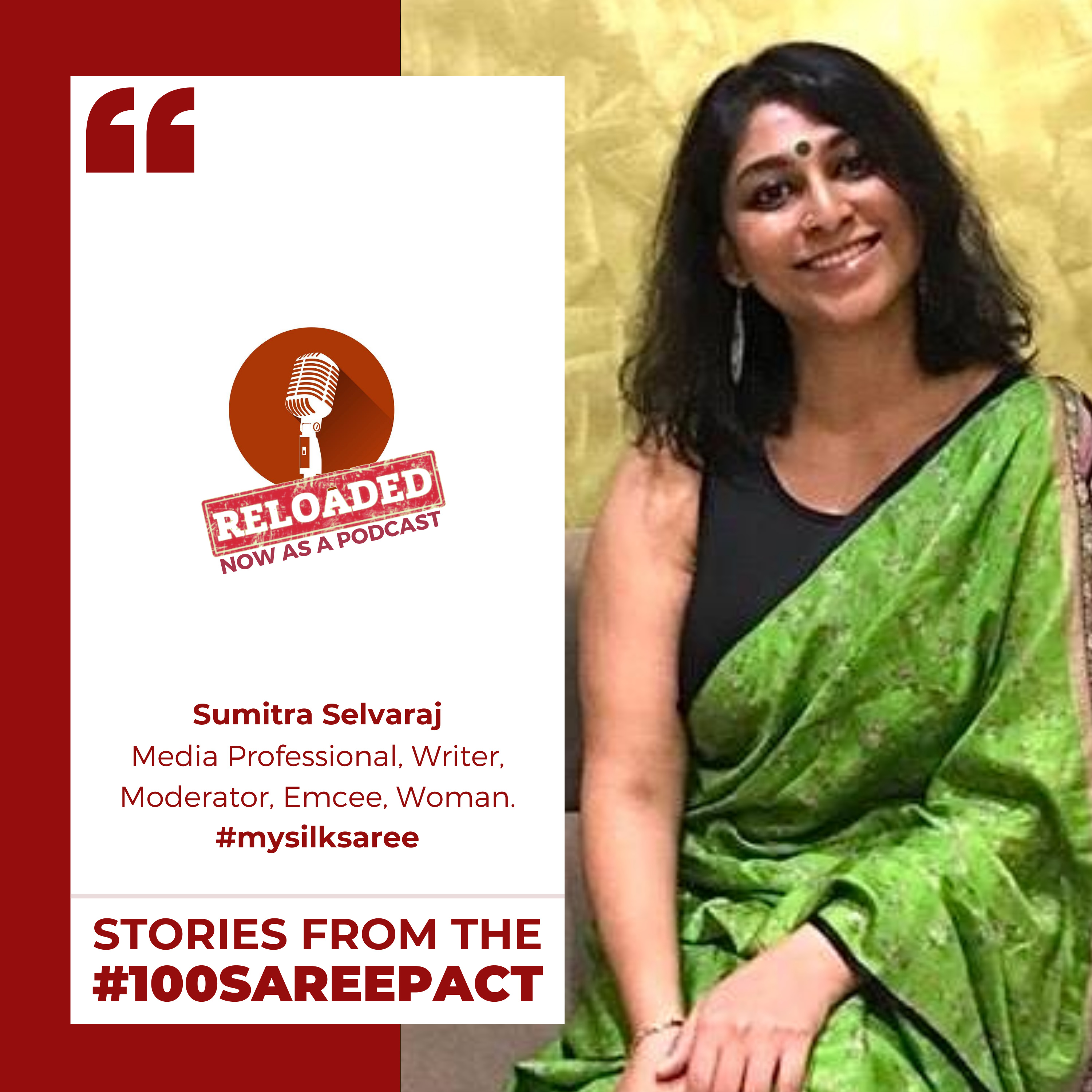 My Silk Saree - Sumitra Selvaraj | 100sareepact | Ep 07 episode artwork