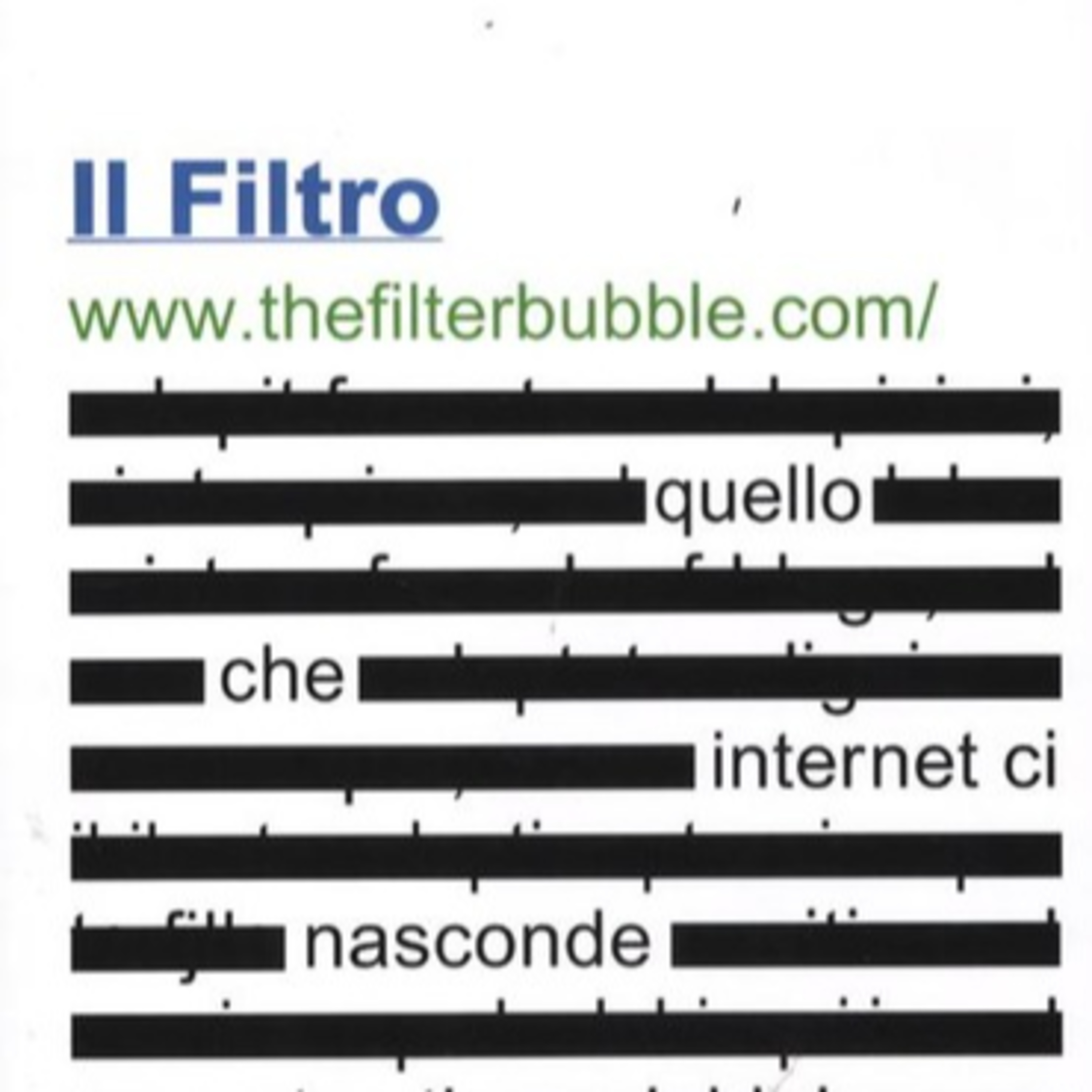 Radioteia X Amici della Biblioteca - Il filtro