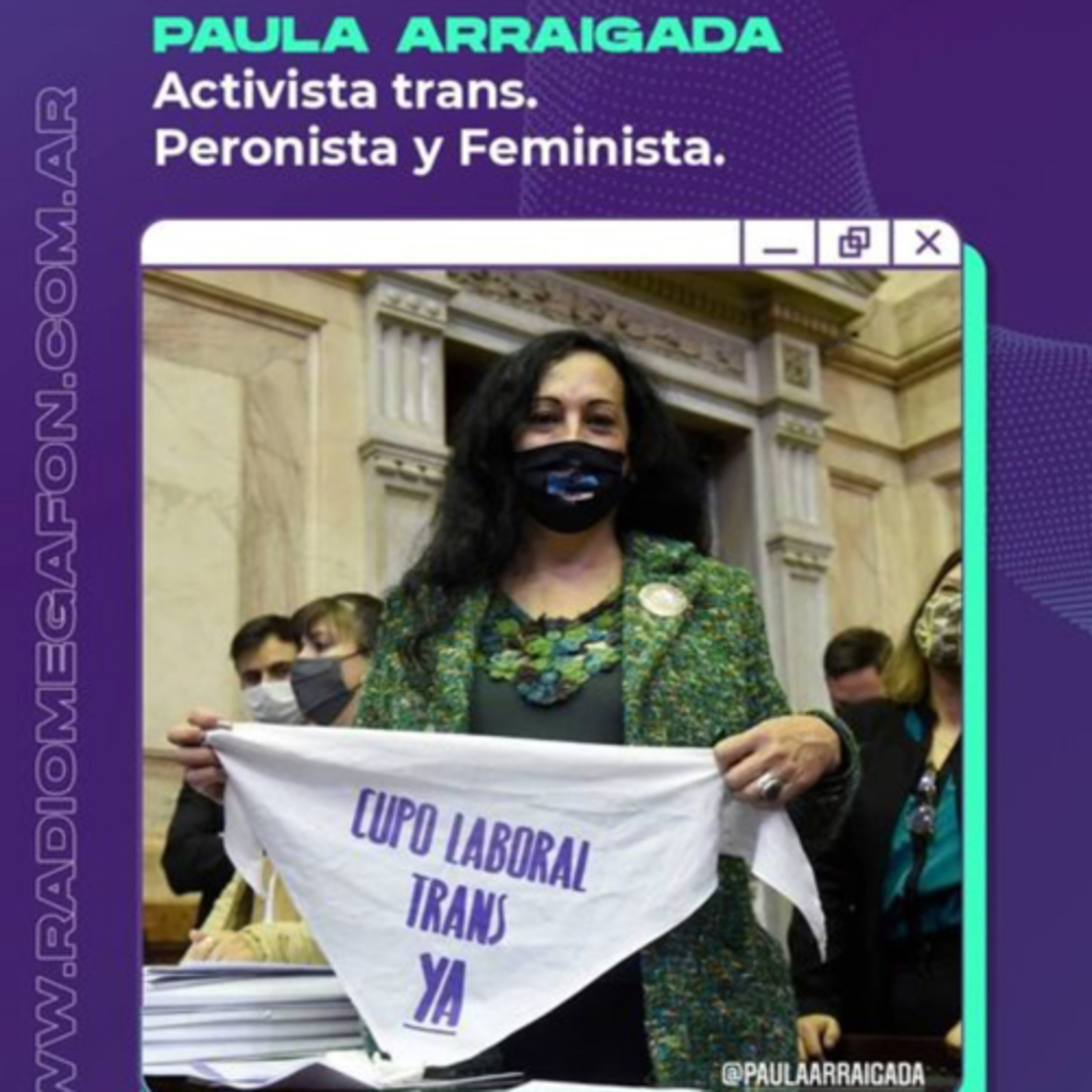 ENTREVISTA A PAULA ARRAIGADA, ACTIVISTA TRANS. PERONISTA Y FEMINISTA